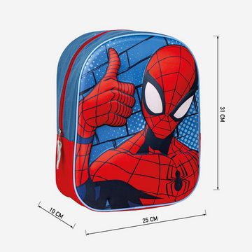 Spiderman Rucksack 3D Superhelden Freizeitrucksack: Daumen hoch für junge Abenteurer