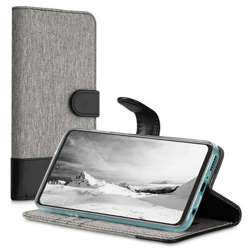 kwmobile Handyhülle Wallet Case für Motorola Edge 20 Lite, Hülle mit Ständer - Handyhülle Kartenfächer