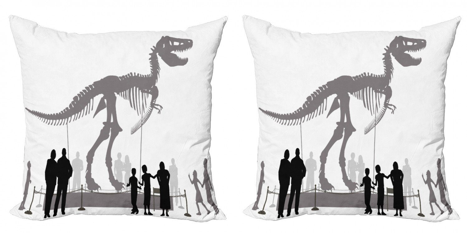 Dinosaurier sehen Doppelseitiger Leute Accent Stück), Modern T-Rex Die Abakuhaus (2 Digitaldruck, Kissenbezüge