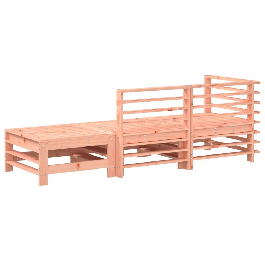 vidaXL Sofaelement 3-tlg. Garten-Lounge-Set Massivholz Douglasie günstig online kaufen