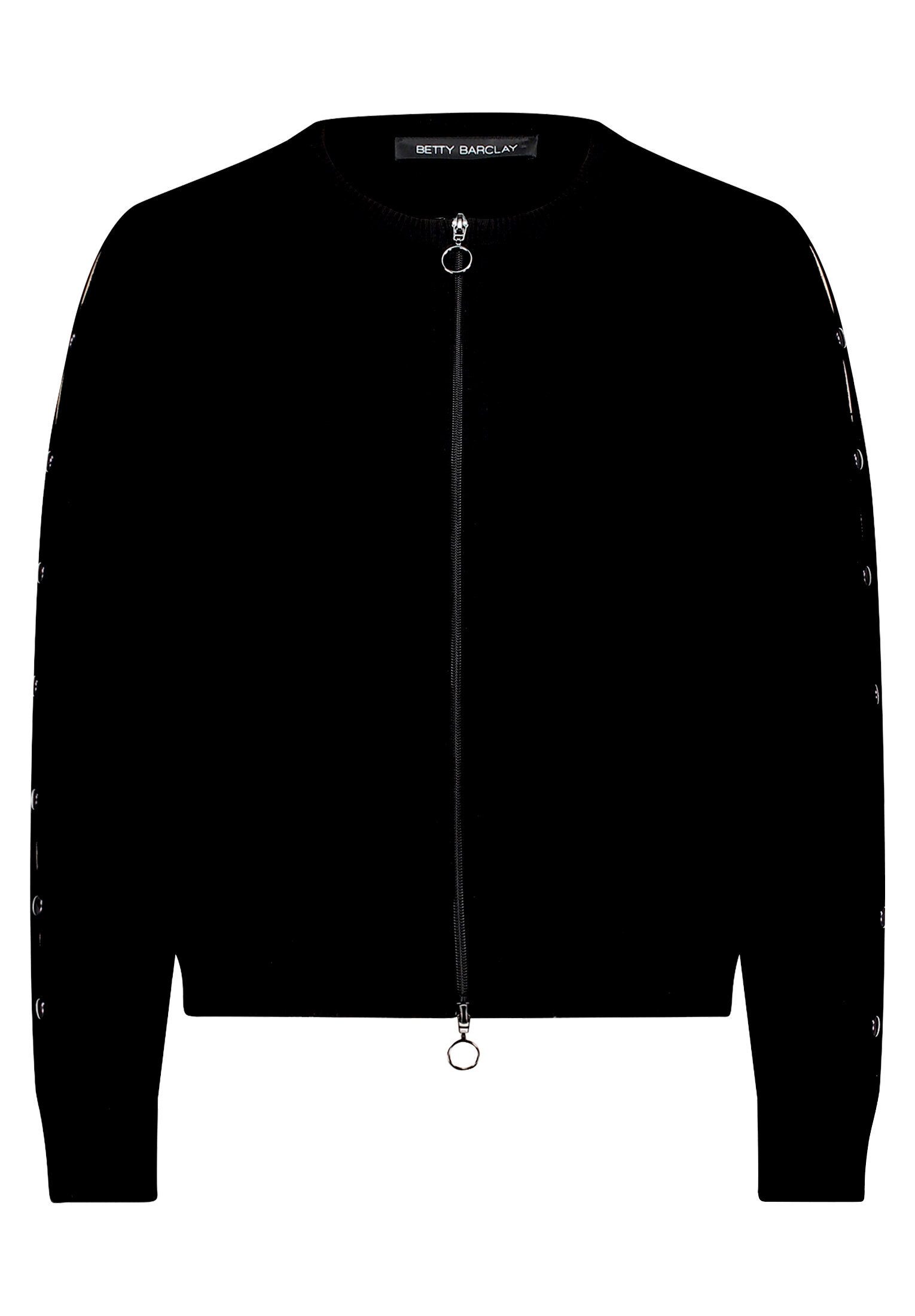 Betty Barclay Strickjacke Damen mit Reißverschluss (1-tlg)