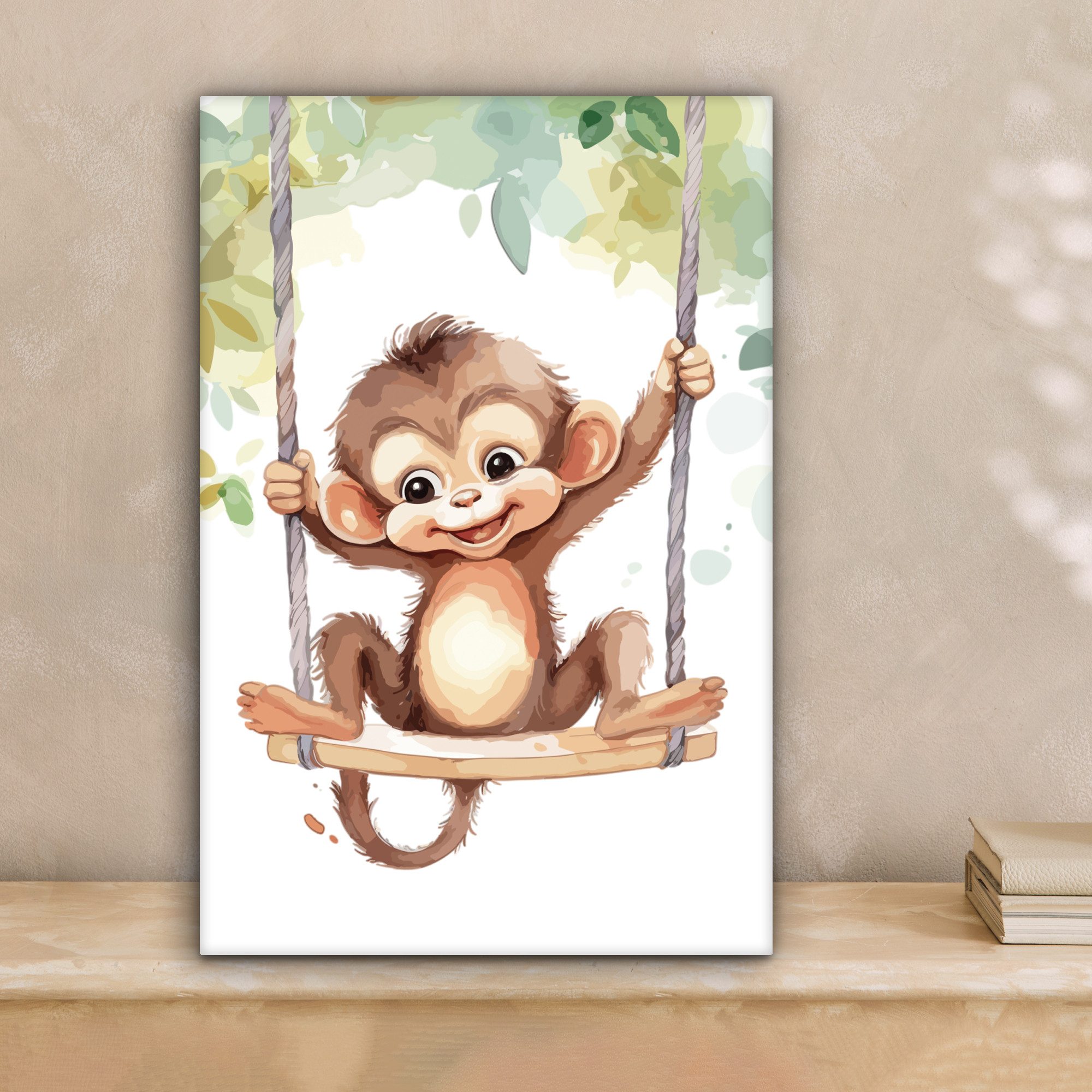 OneMillionCanvasses® Leinwandbild Affe - Tier - günstig online kaufen