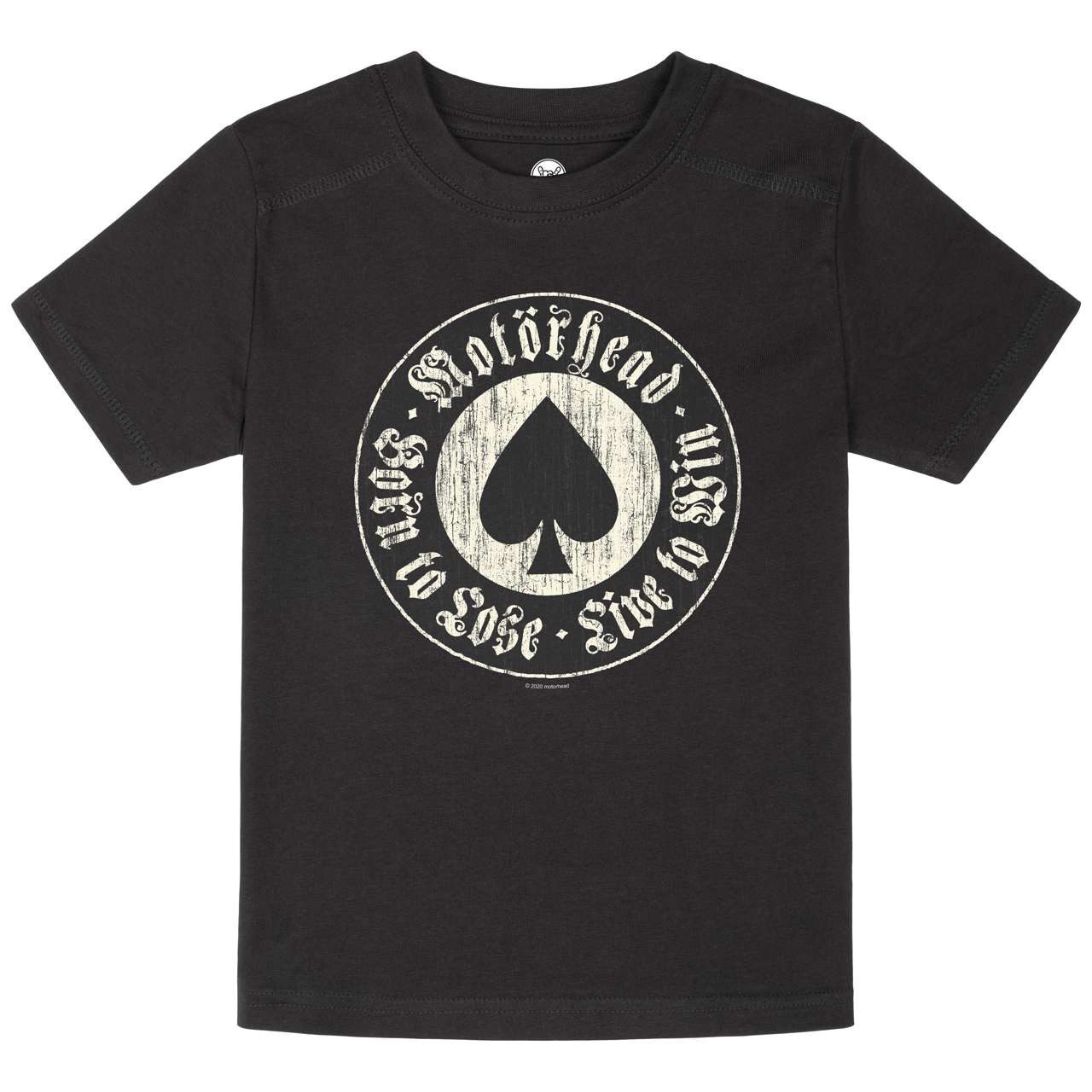 T-Shirt mit Motörhead (Born to Lose) Aufdruck für Kinder (2–14 J)