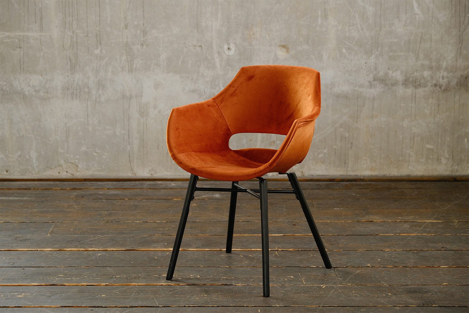 KAWOLA Esszimmerstuhl ZAJA Polsterstuhl - Elegant & Stabil - Stuhl Velvet ( günstig online kaufen