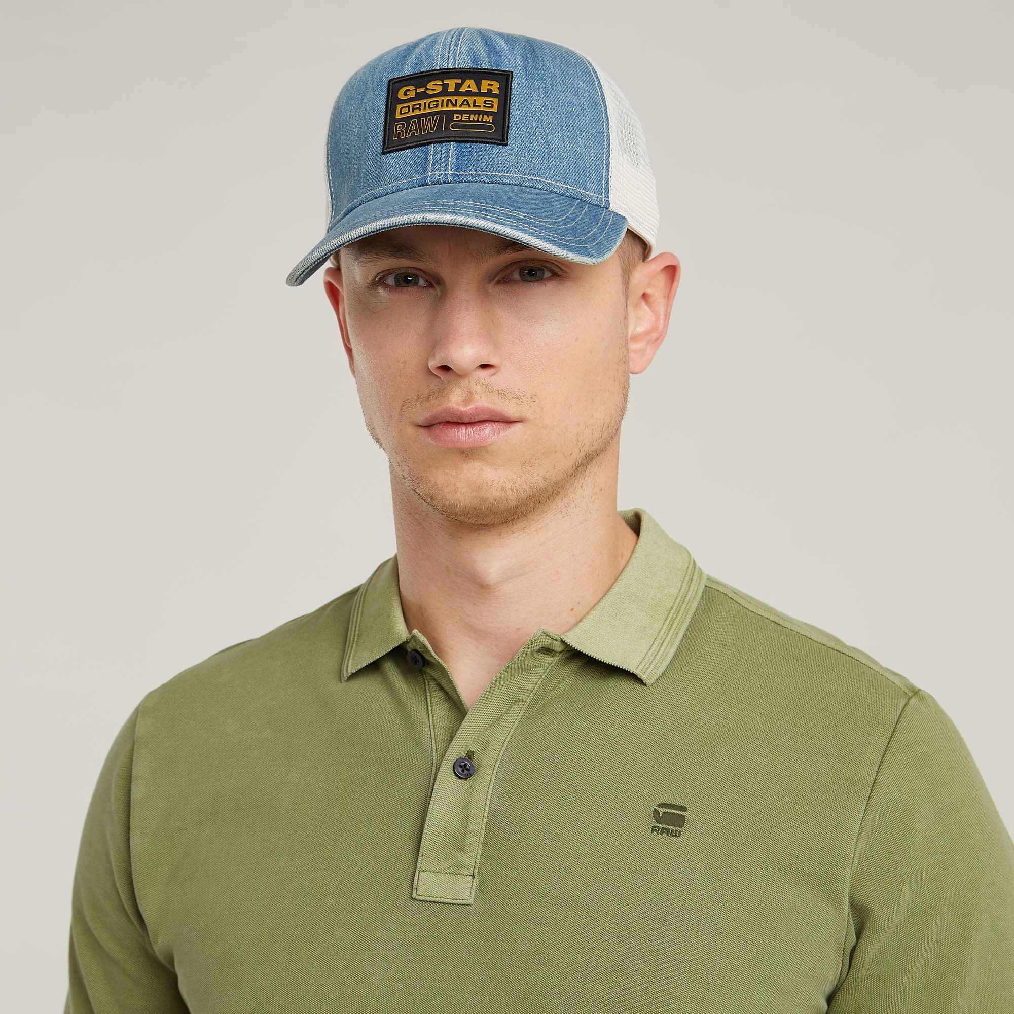 G-STAR Poloshirt Dunda Slim Fit Logostickerei auf der Brust