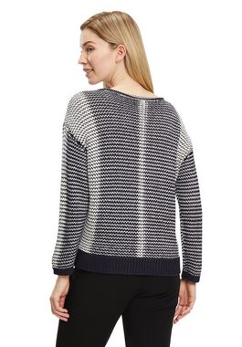 Betty Barclay Strickpullover mit Color Blocking (1-tlg) Muster