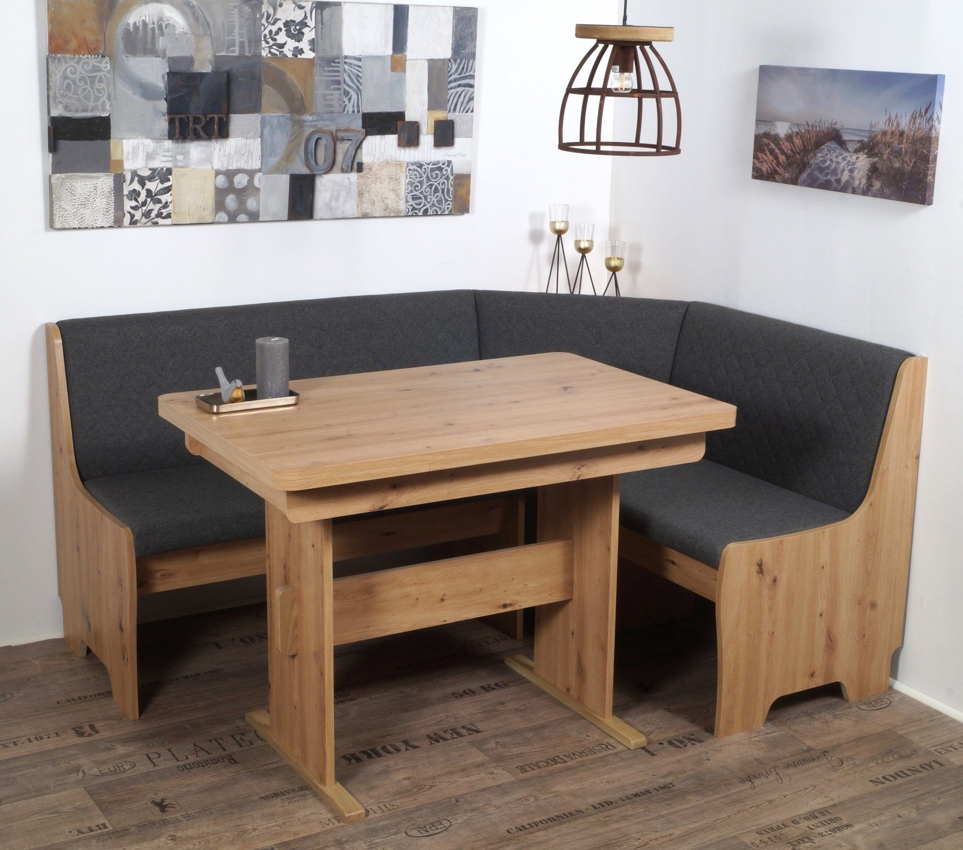 Stolebaenk Eckbankgruppe Laatzen MANIPI, (1xEckbank,1xTisch,2xStuhl), Bezug günstig online kaufen