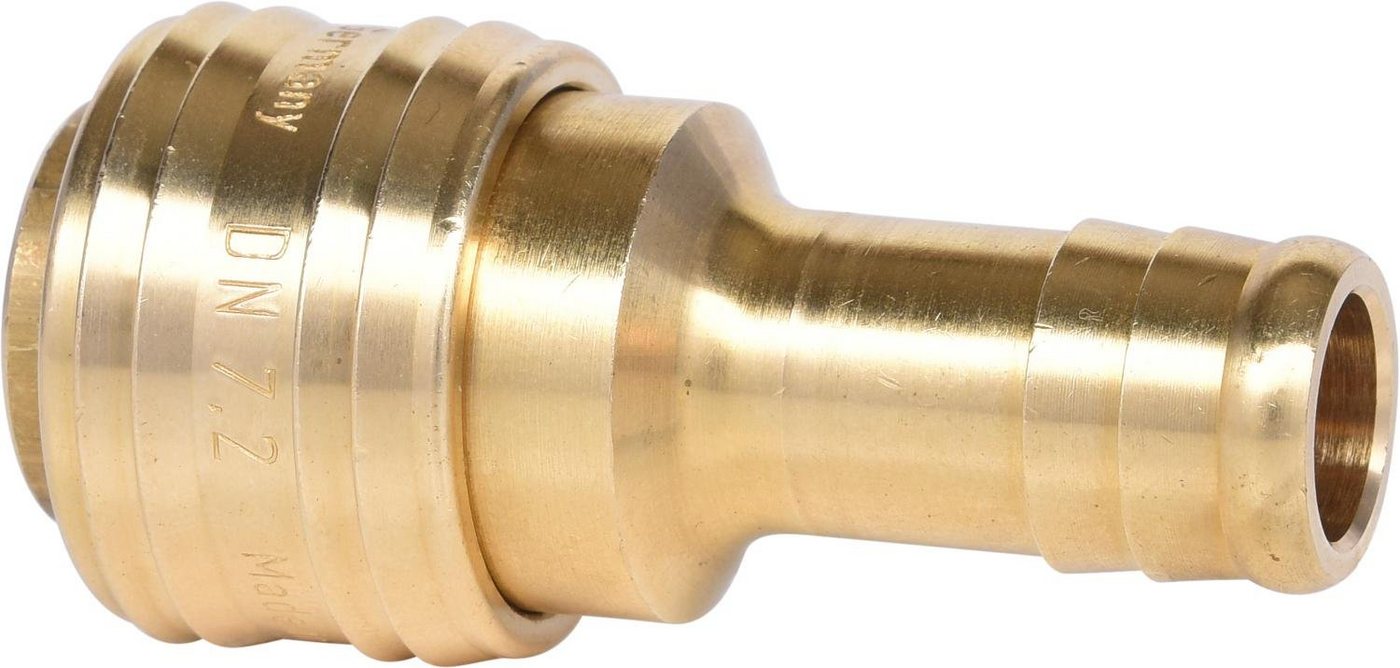 Thumbnail - Schlauchverbinder Messing-Kupplungen mit Schlauchtülle, Ø13mm