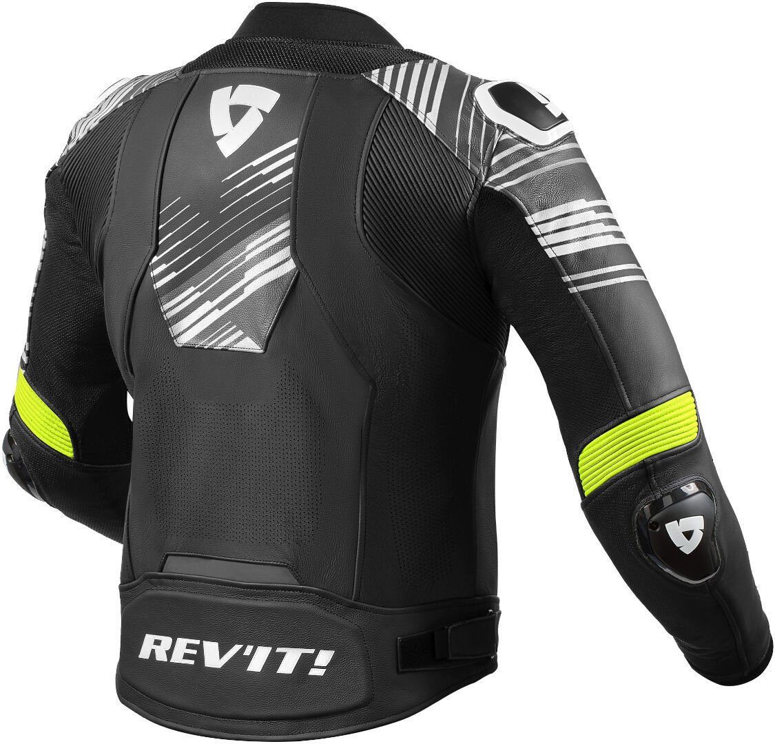 Revit Motorradjacke Apex Motorrad Lederjacke perforiert,herausnehmbares Innenfutter