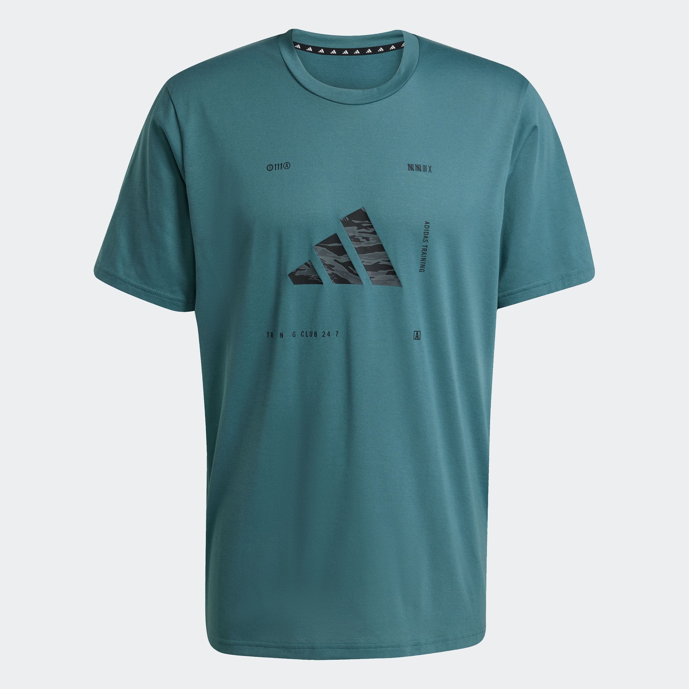 adidas Performance T-Shirt CLIMACOOL TRAINING CAMO LOGO GRAPHIC Trainingsshirt mit CLIMACOOL, Logo mit Camoprint