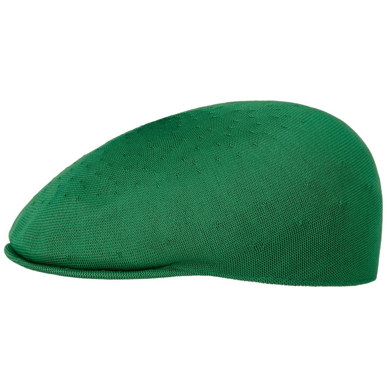 Schirmmütze Flat Cap Schirm grün mit (1-St) Kangol