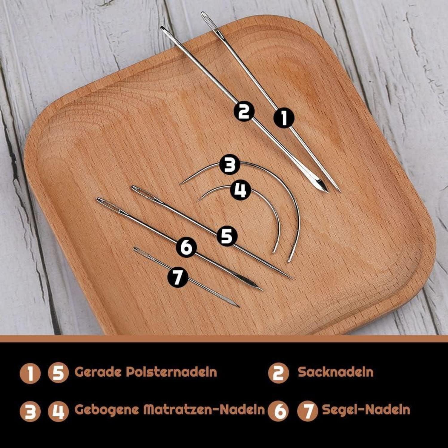 LuxusKollektion Nähnadeln Leder