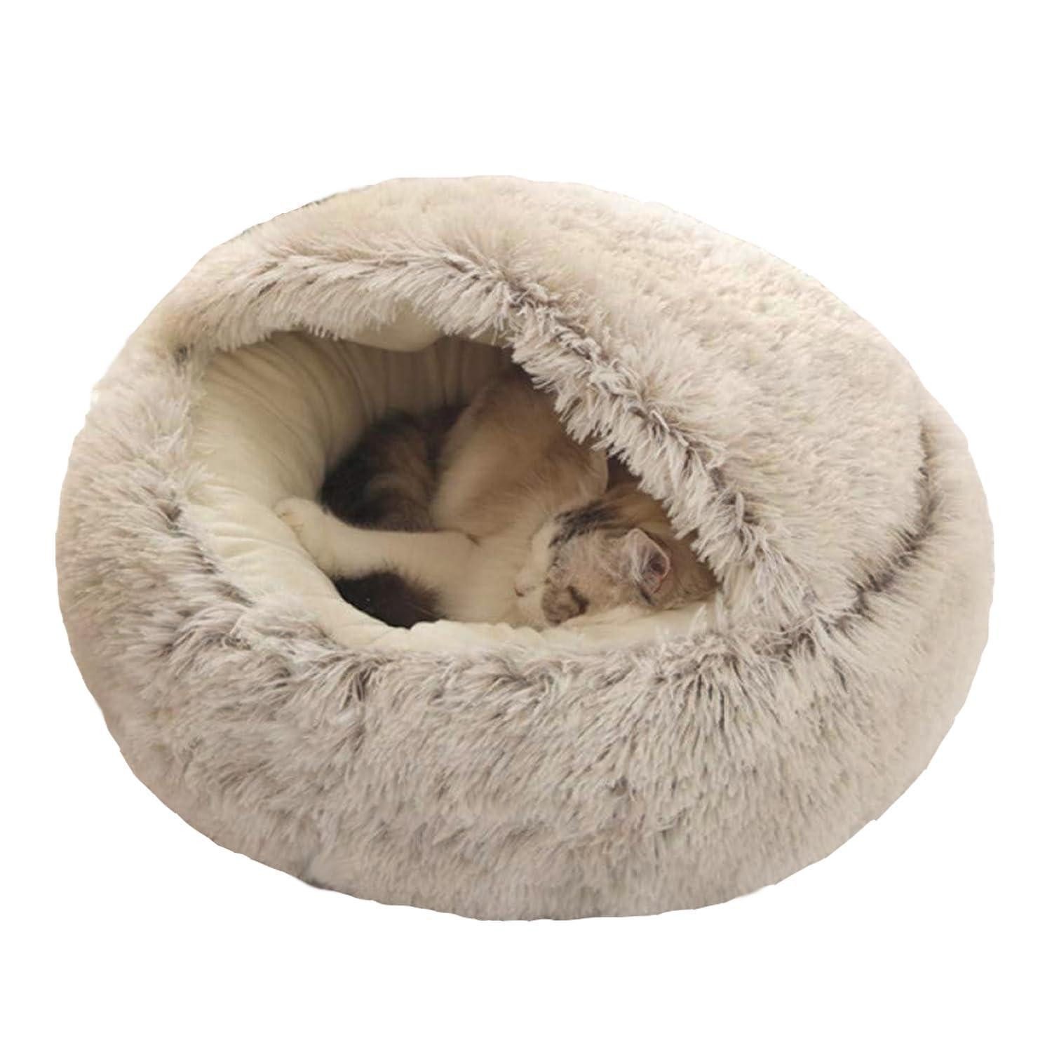 LuxusKollektion Katzenliege Katzenbett Flauschig Rund