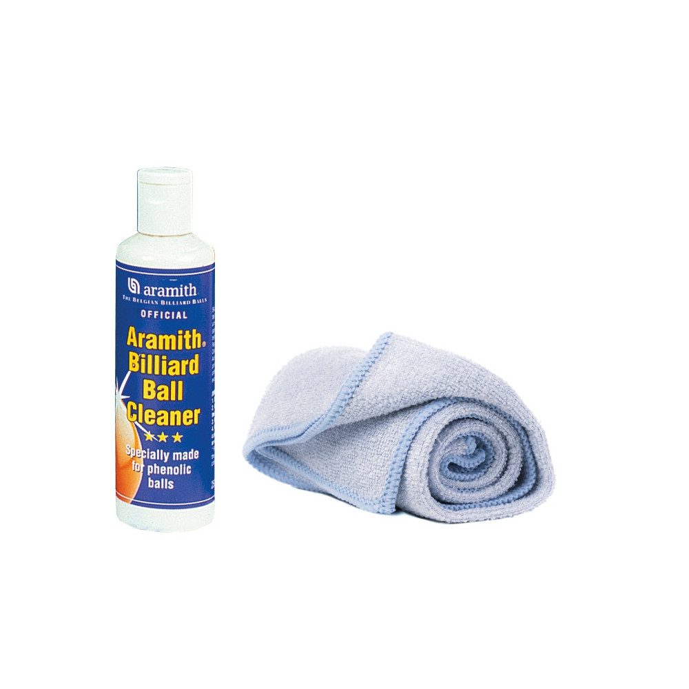 Aramith Billardtisch Aramith Kugelreiniger 250ml inkl. Mikrofasertuch für Billard.