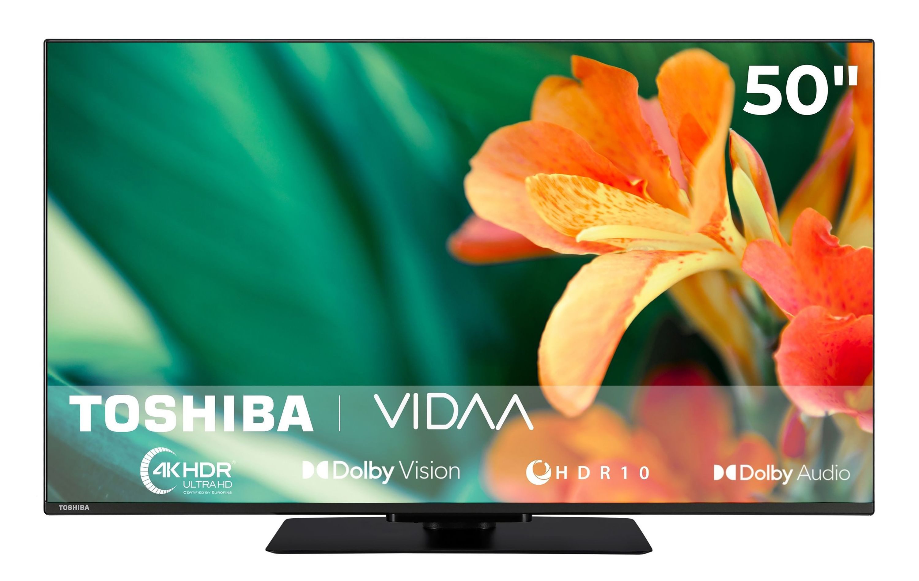 Toshiba 50UV3463DA LCD-LED Fernseher (126 cm/50 Zoll, 4K Ultra HD, VIDAA Smart TV, HDR Dolby Vision, Triple-Tuner, VIDAA, Alexa-fähig)