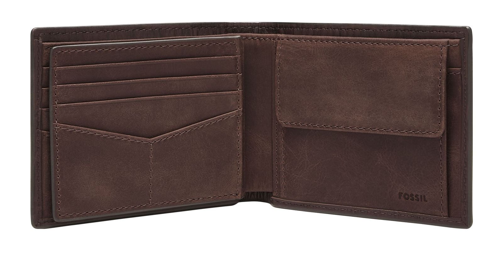 Fossil Geldbörse Bifold Large Coin Pocket, aus echtem Leder günstig online kaufen