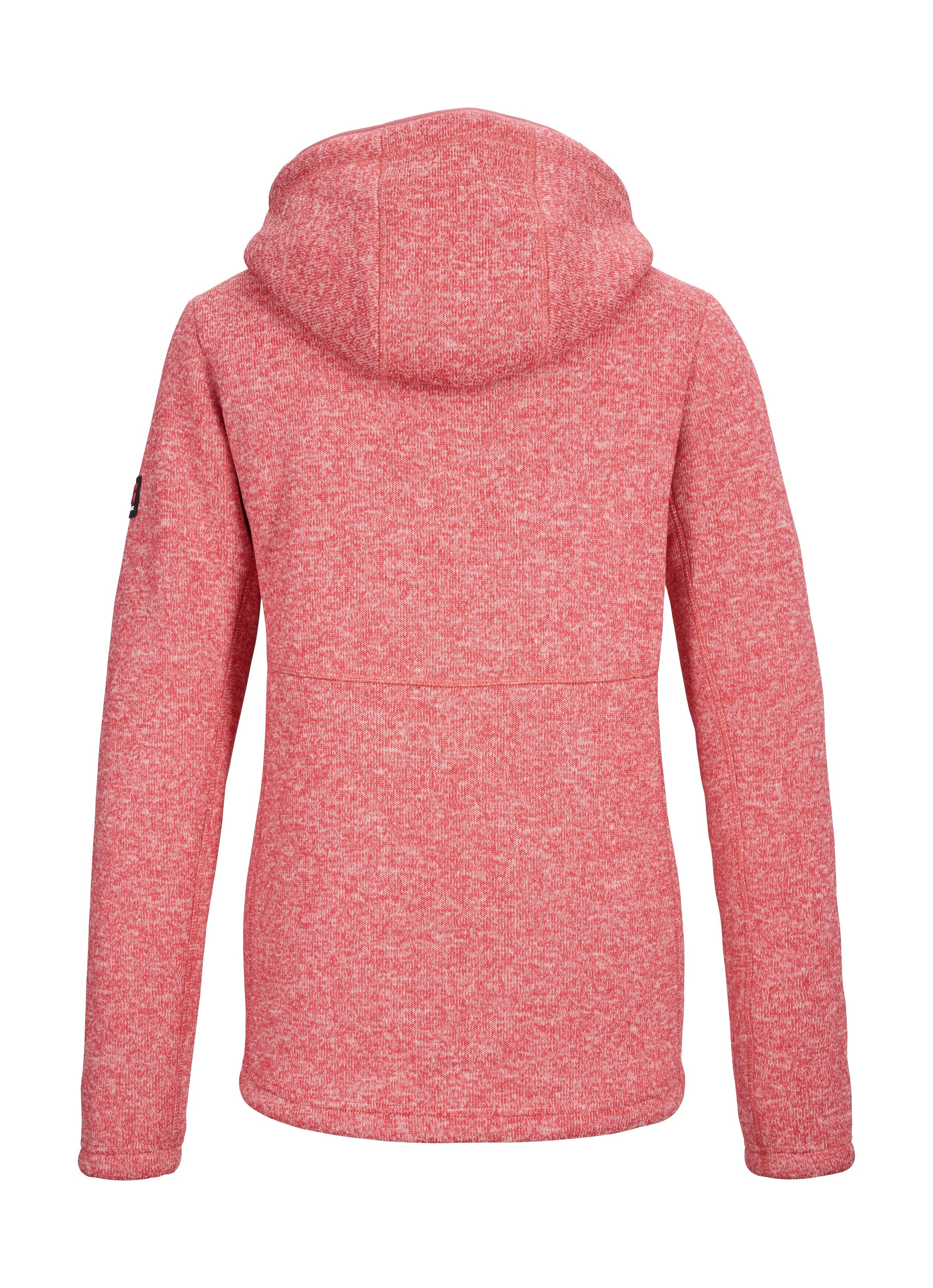 Killtec Fleecejacke KOW 41 WMN KNTFLC JCKT Strickfleecejacke mit Teddyfutter, Kapuze, verschließbare Taschen – Bild 2 von 2