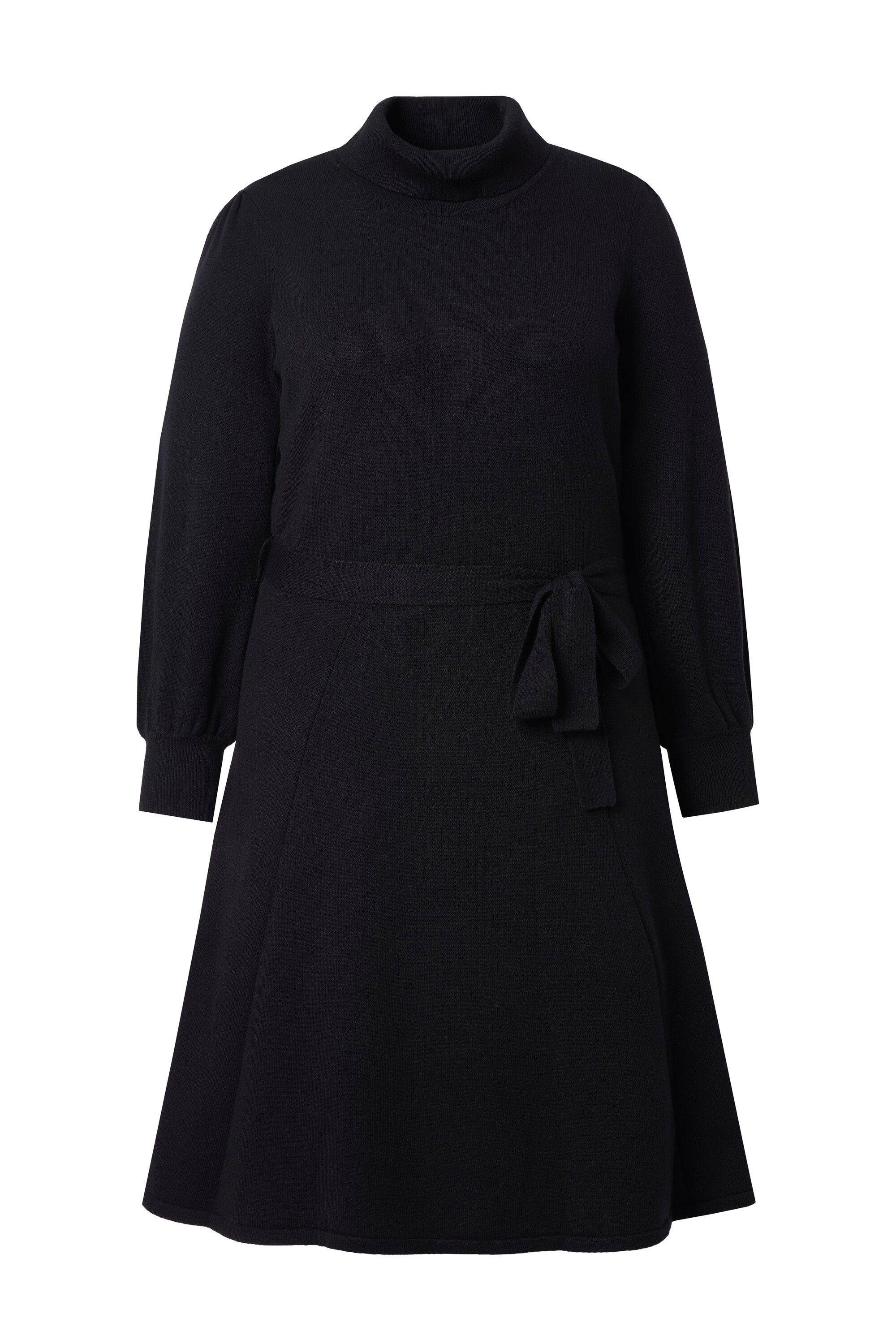 MIAMODA Strickkleid Strickkleid Midilänge Rollkragen Taillengürtel günstig online kaufen