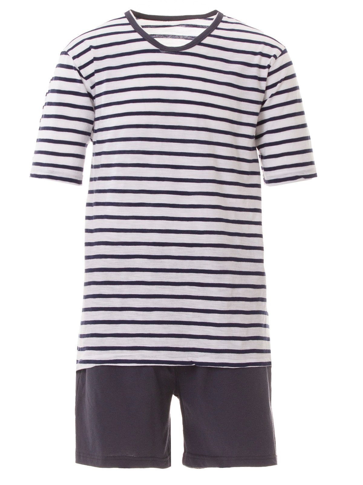 Henry Terre Shorty Pyjama Set Shorty - Gestreift