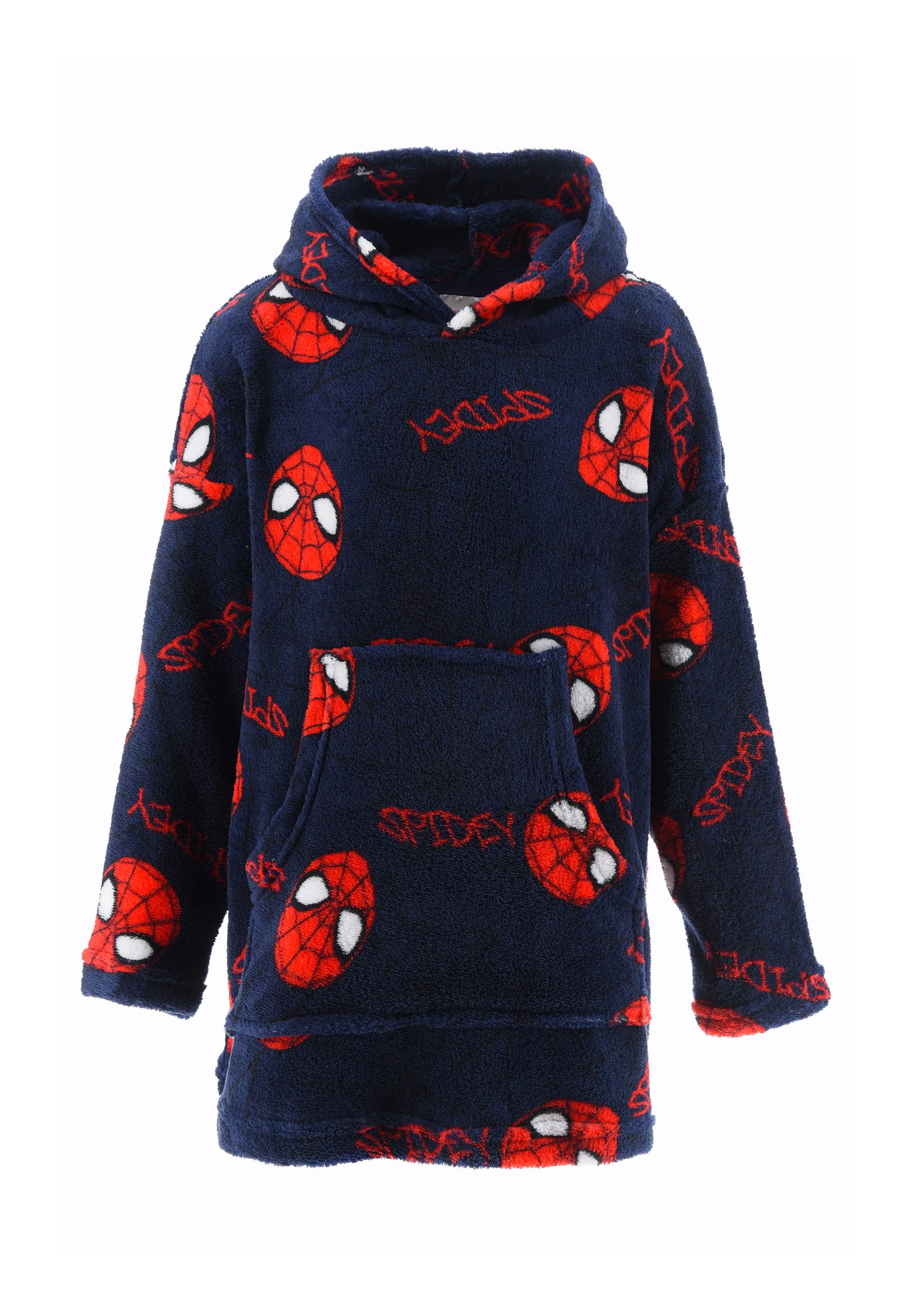 Spiderman Kinderbademantel Spider-Man Kinder Jungen Bade-Poncho Bade-Hoodie Bademantel