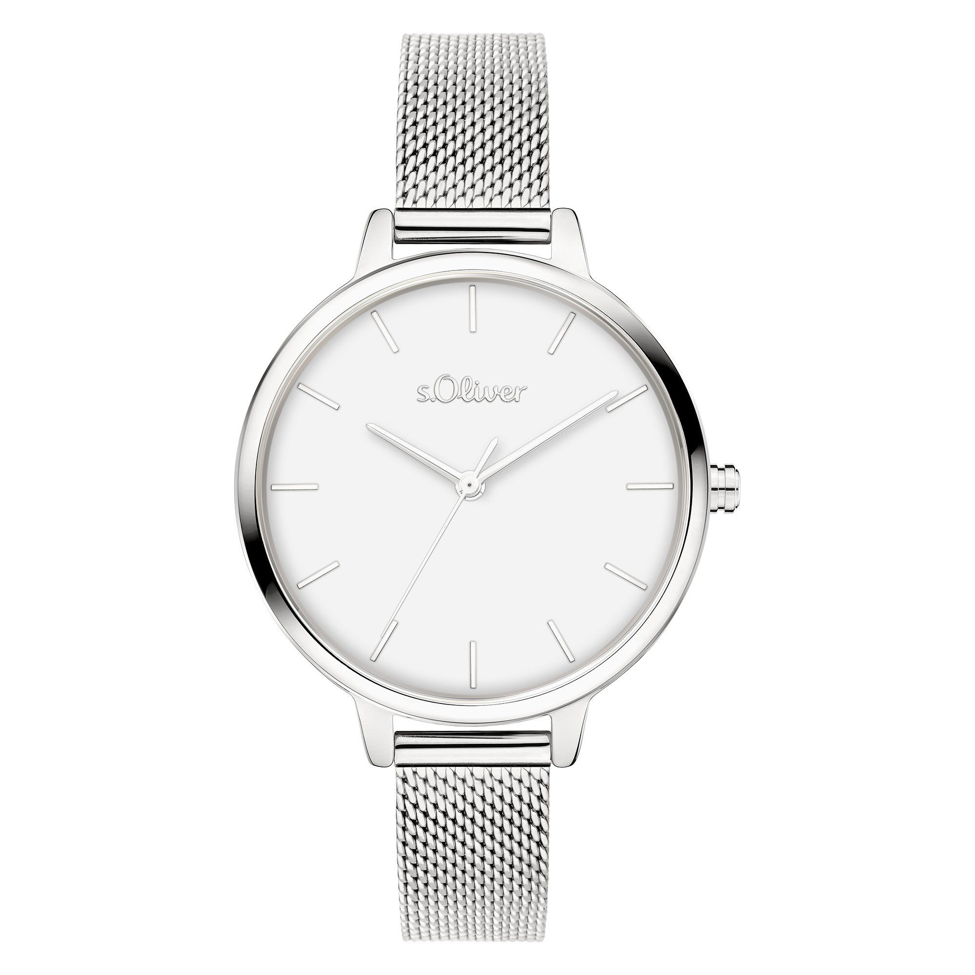 s.Oliver Quarzuhr Charming Time Edelstahl