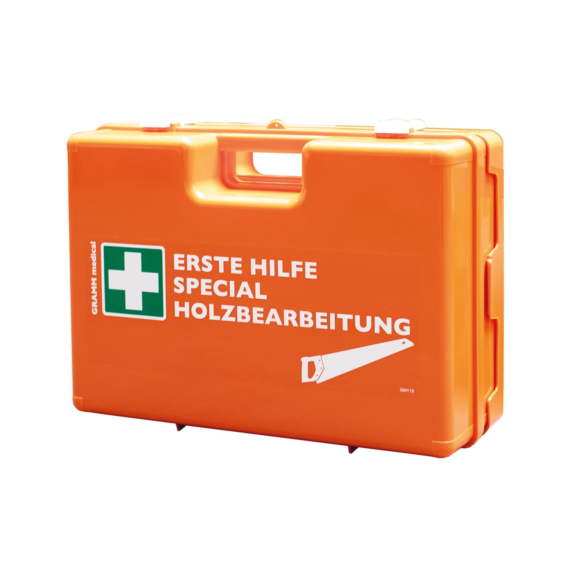 Erste-Hilfe-Koffer GRAMM medical Verbandkoffer Special Holzverarbeitung
