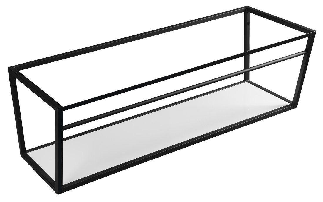 Sapho Ablageelement Konsole unter Waschbecken/Unterbau 1200x400x460mm, schwarz matt, Sapho-SKA104