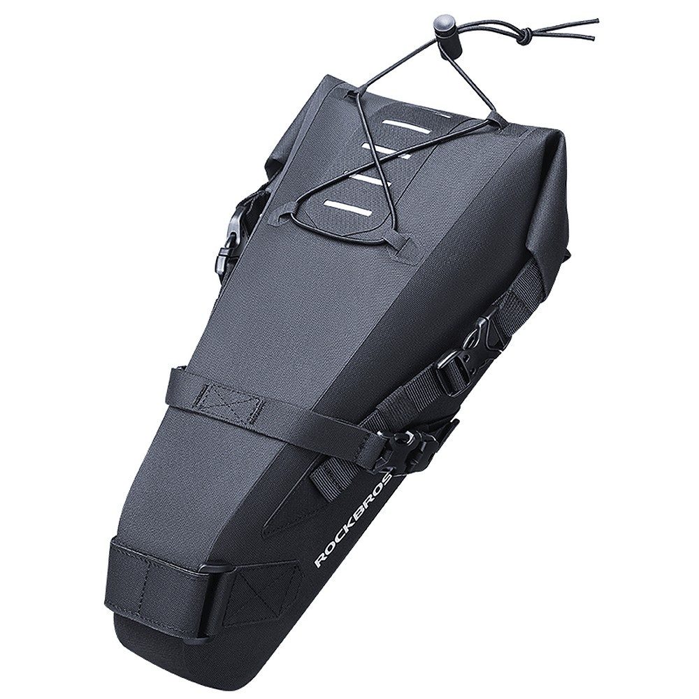 ROCKBROS Fahrradtasche Satteltasche Radtasche Gepäcktasche (Spar-Set, 1-tlg., 3 l wasserdicht), wasserdicht, reflektierend, 3 l, Rollverschluss