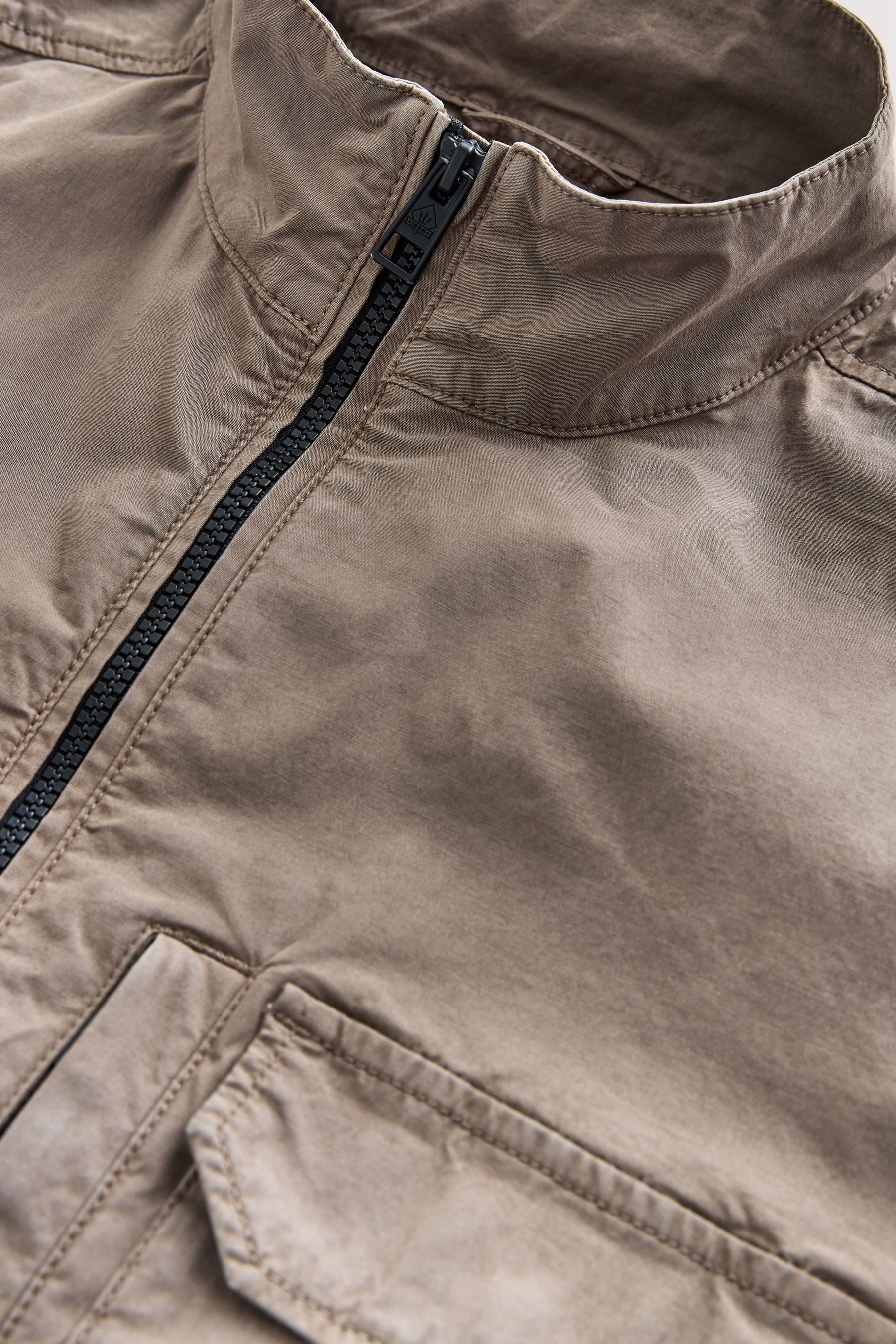Next Hemdjacke Hemdjacke mit Reißverschluss (1-St)