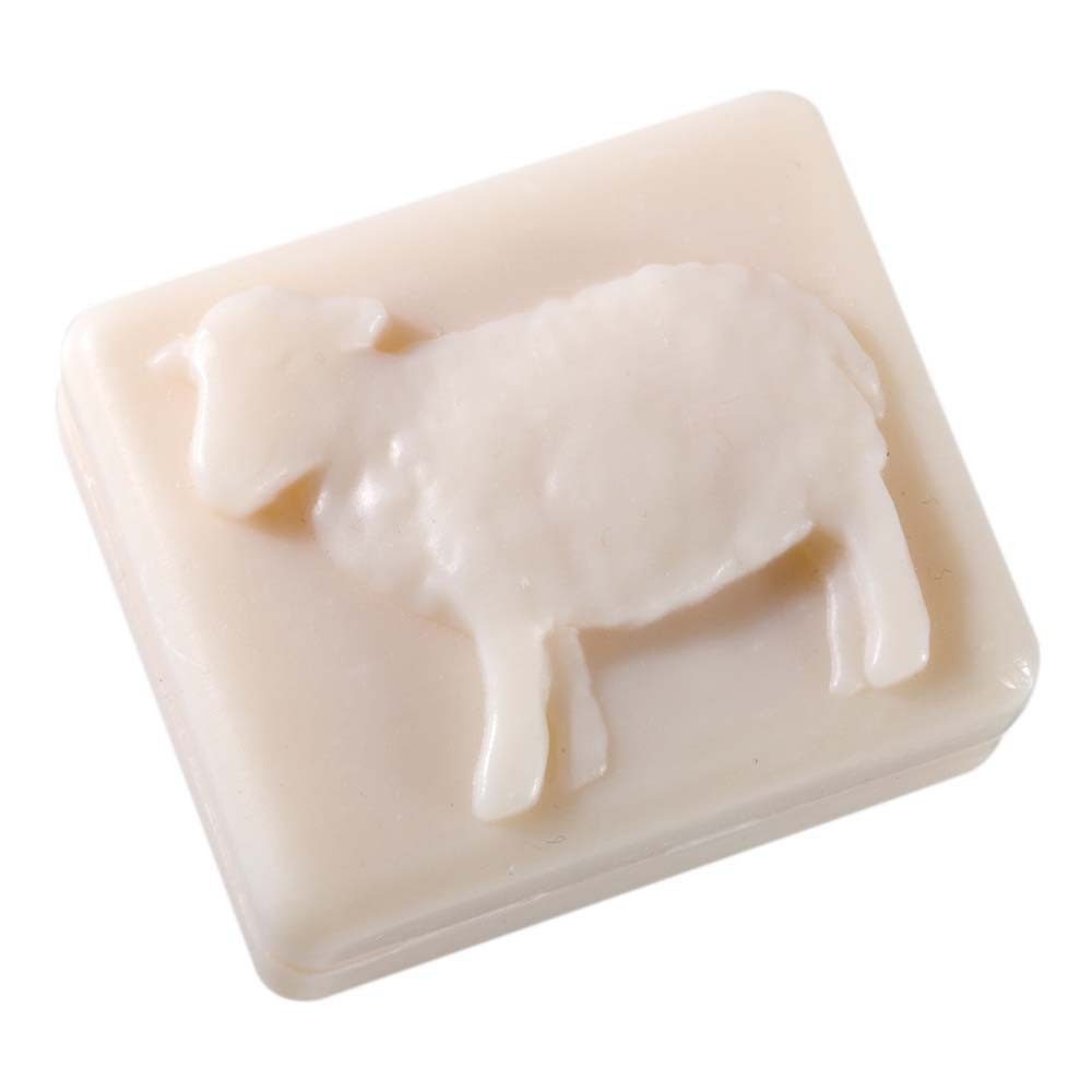 Saling Handseife Schafmilchseife - Lamm eckig - 95 g