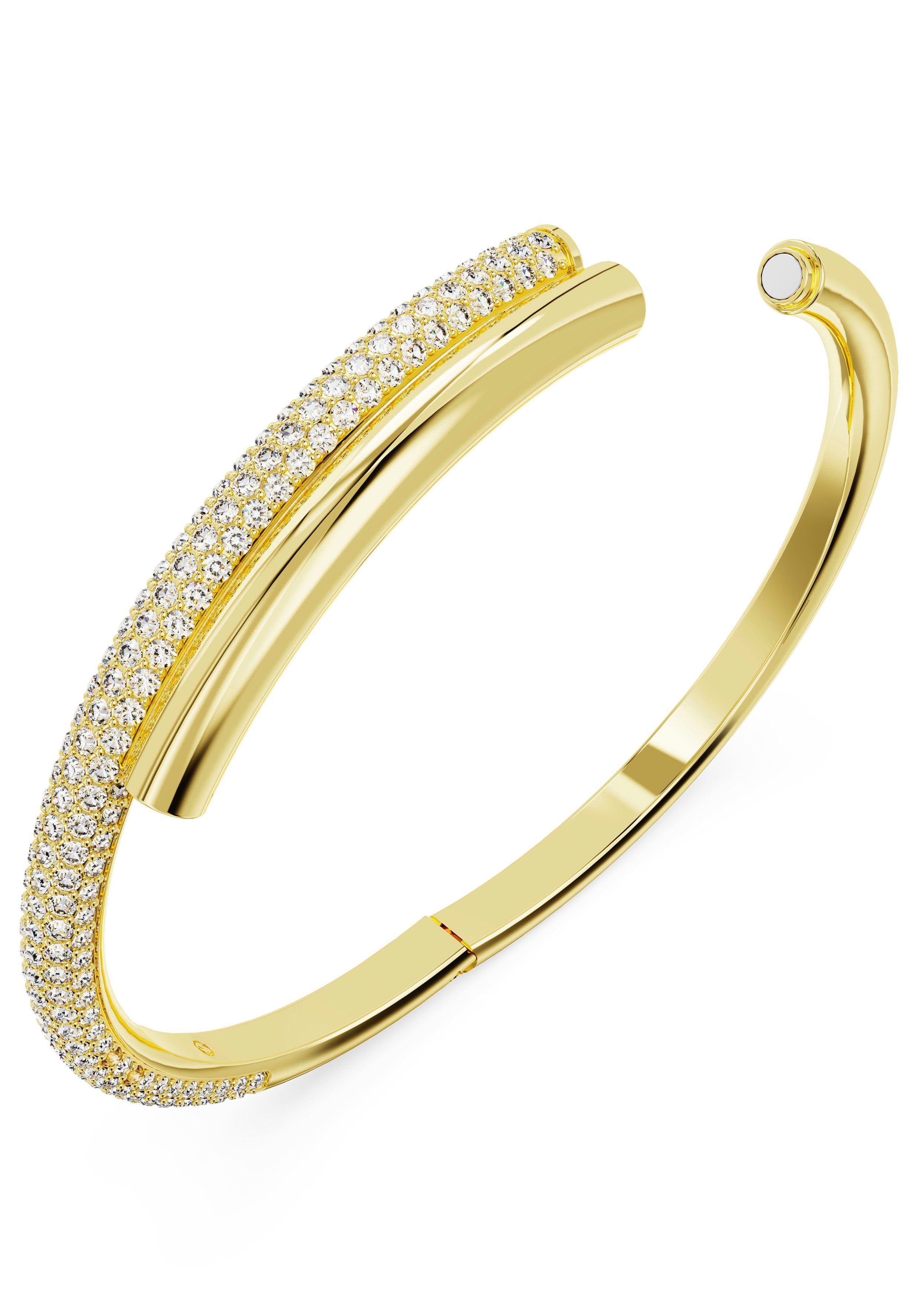 Swarovski Swarovski® Armreif 5674981, 5670252, 5674982, gelbgoldfarben-kristallweiß mit DEXTERA, 5674979, 5674980, 5669498, Kristall