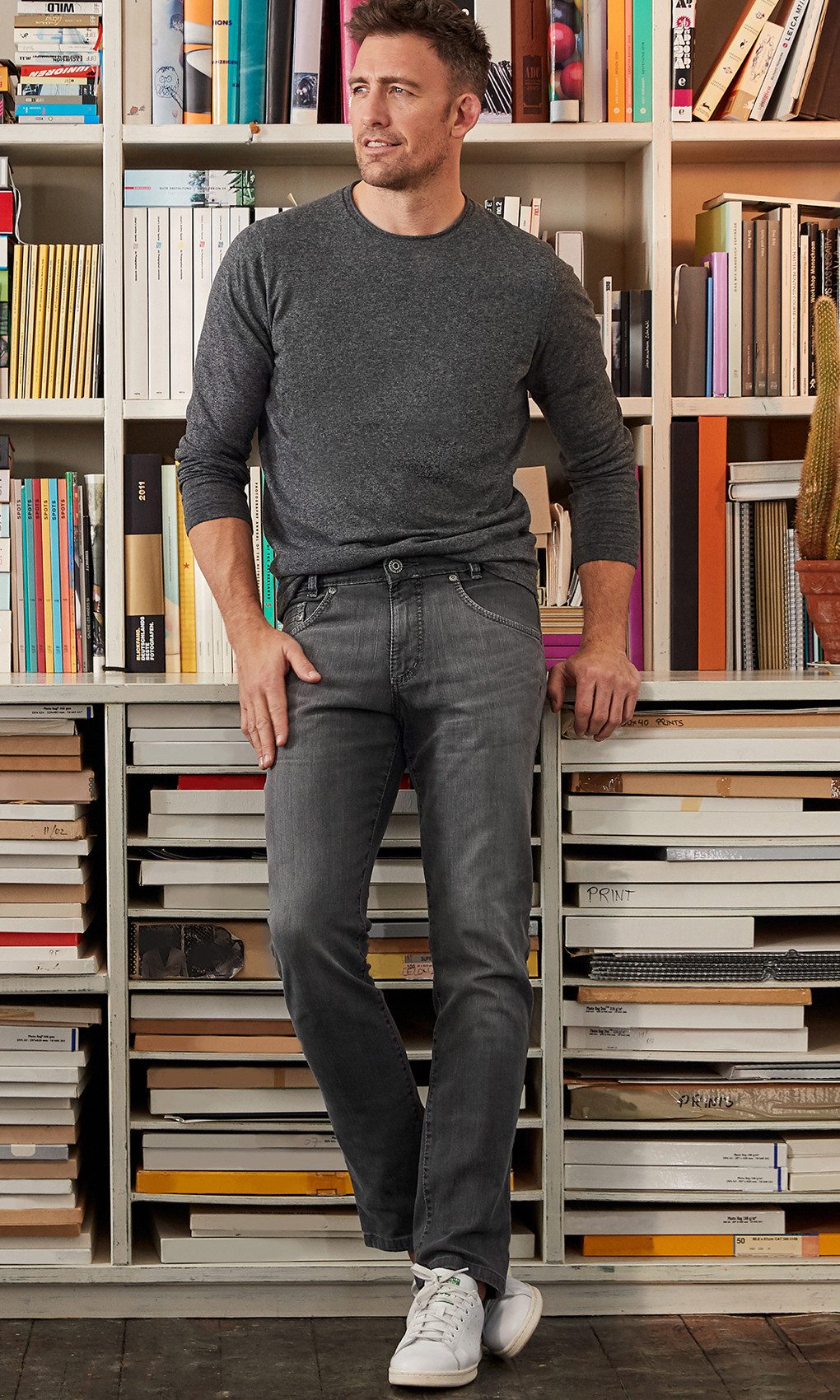 Joker 5-Pocket-Jeans Jayson 1882555 Black Denim Stretch