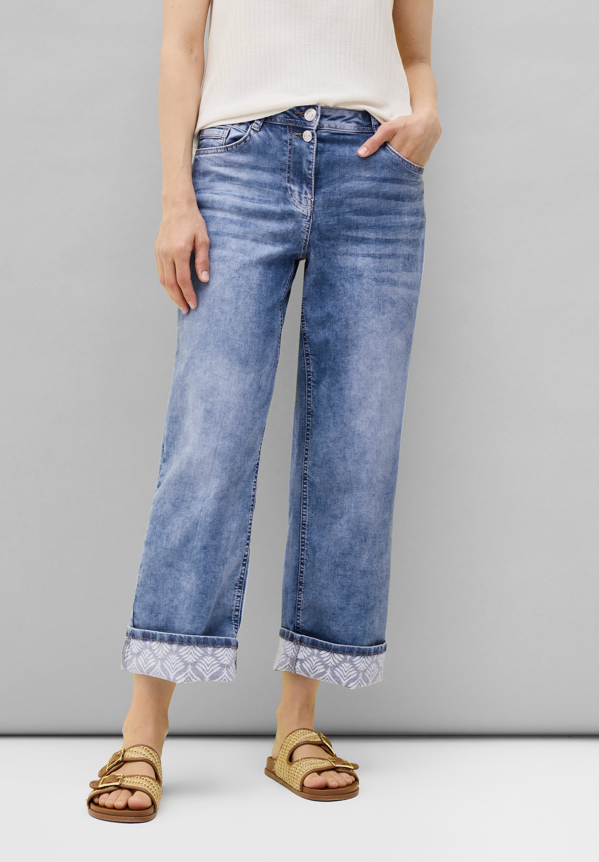 CECIL Loose-fit-Jeans High Waist günstig online kaufen