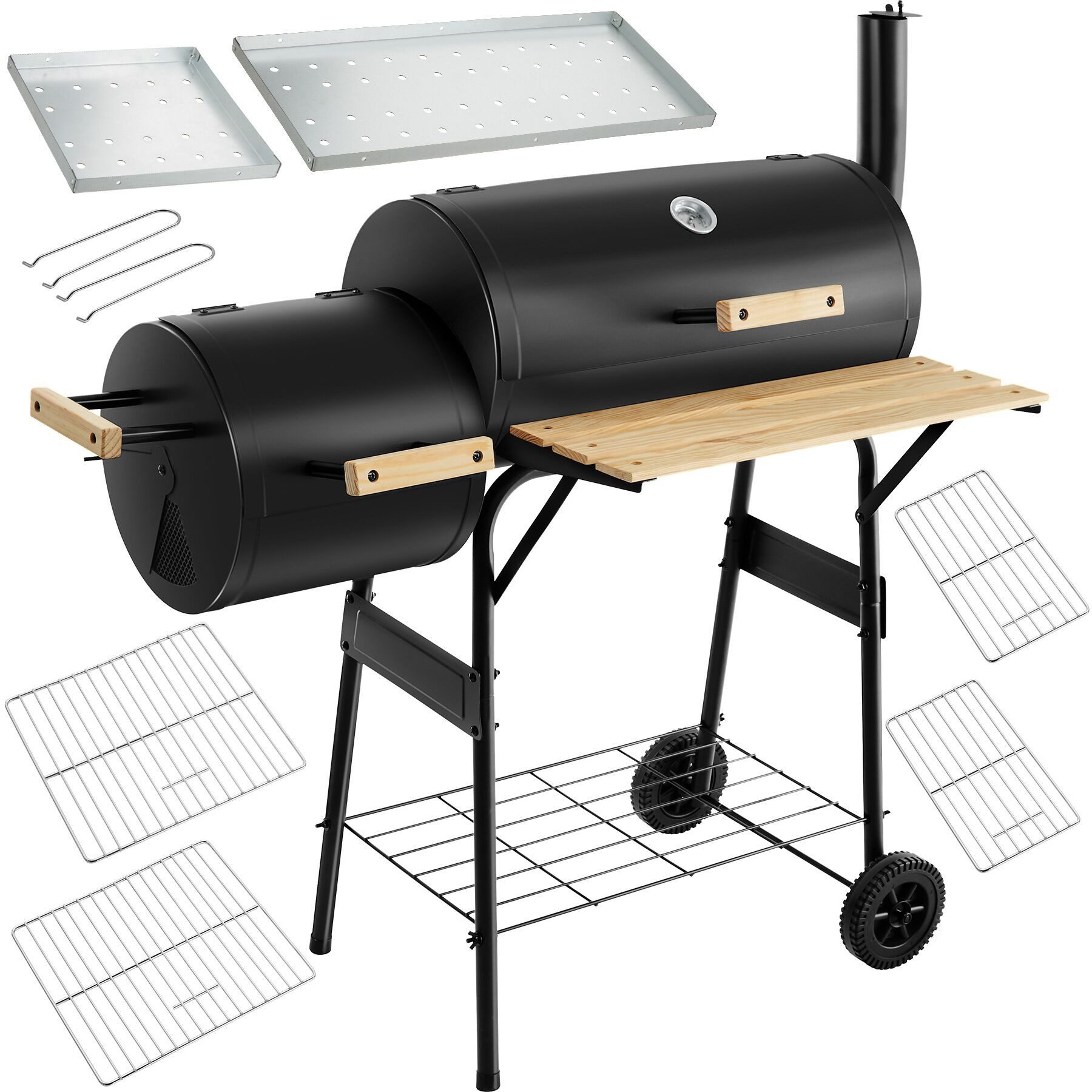 tectake Holzkohlegrill