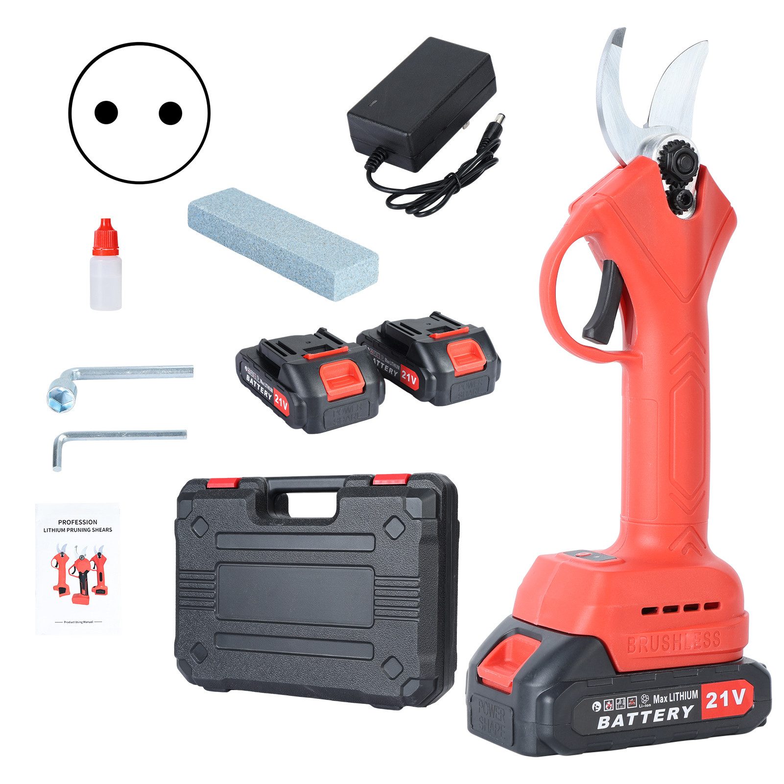 Rutaqian Baumschere Elektrische Baumschere 21V, Professionelle Gartenschere günstig online kaufen