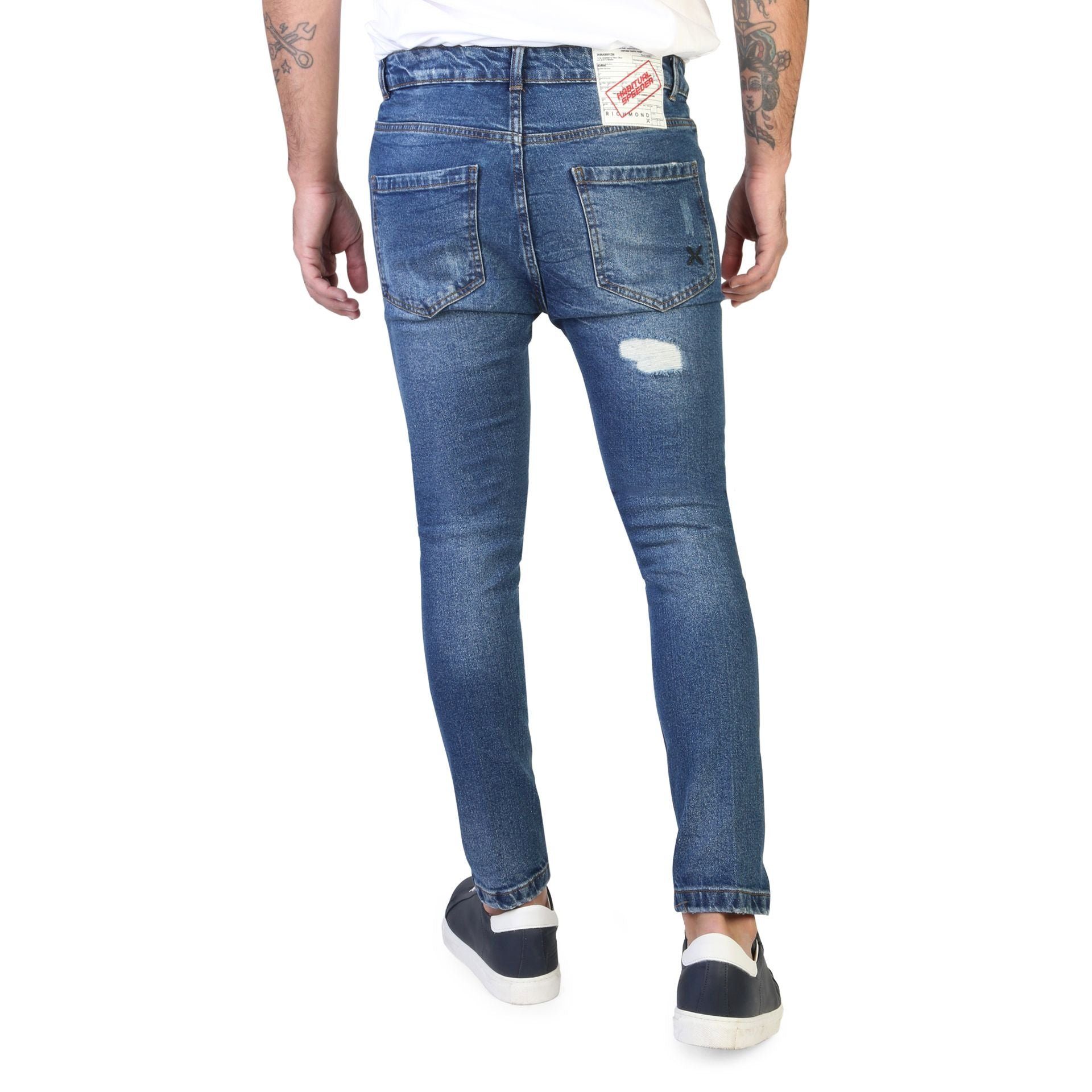John Richmond hoher Klassisches von Jeans und Design Richmond Tragekomfort Jeans Bequeme Herren