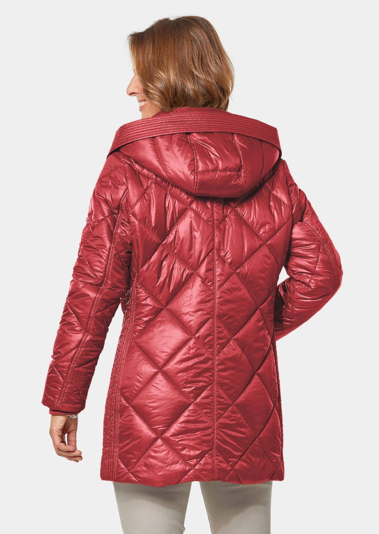 GOLDNER Steppjacke Longsteppjacke mit hübschem Innenfutter