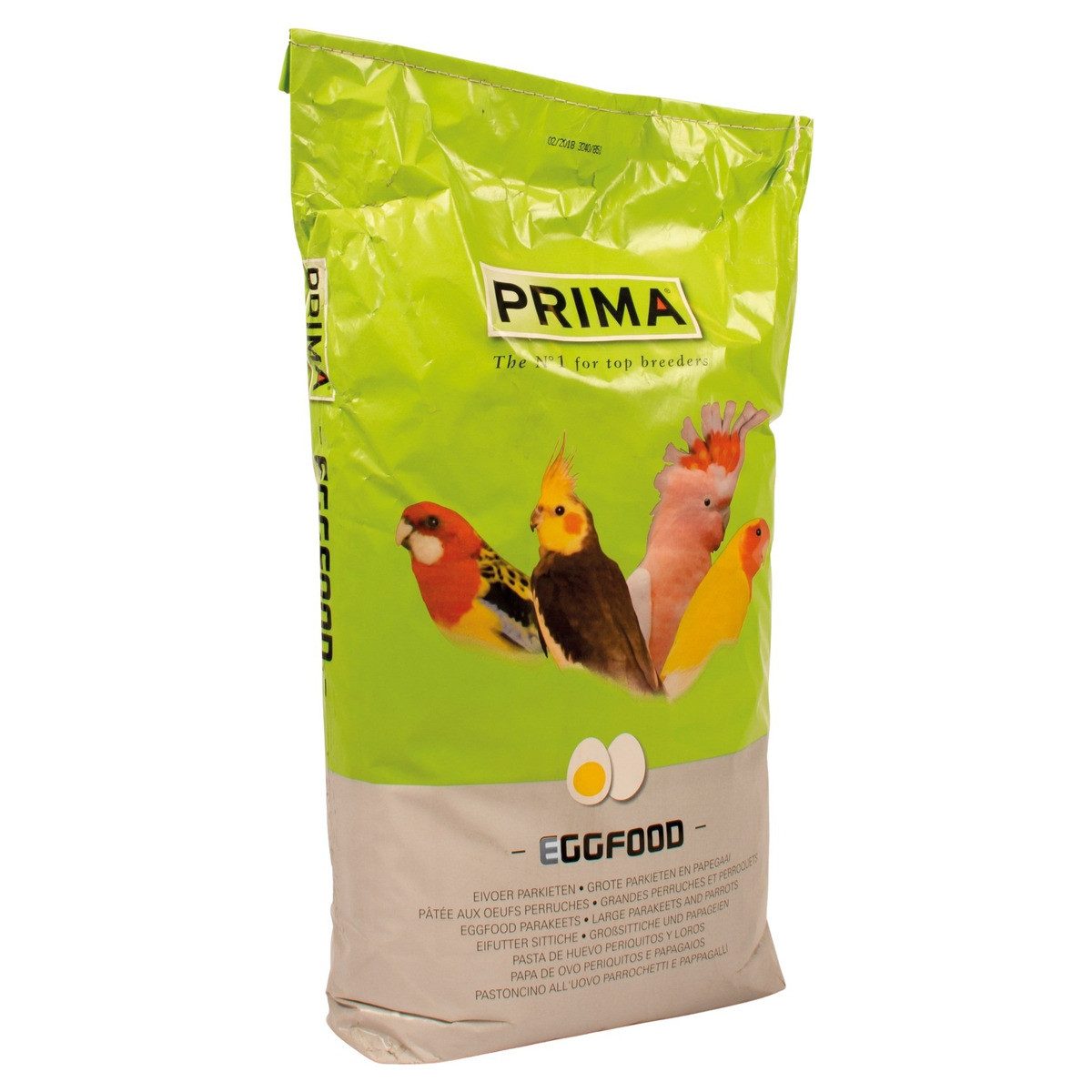 Prima Eifutter für Großsittiche & Papageien P42 15 kg, Trockenfutter für: Vogel