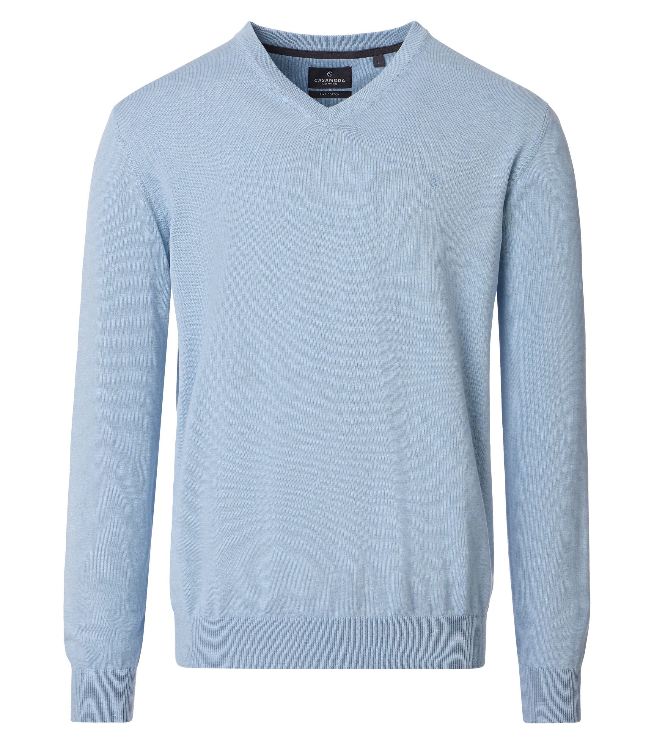 V-Ausschnitt-Pullover Basic