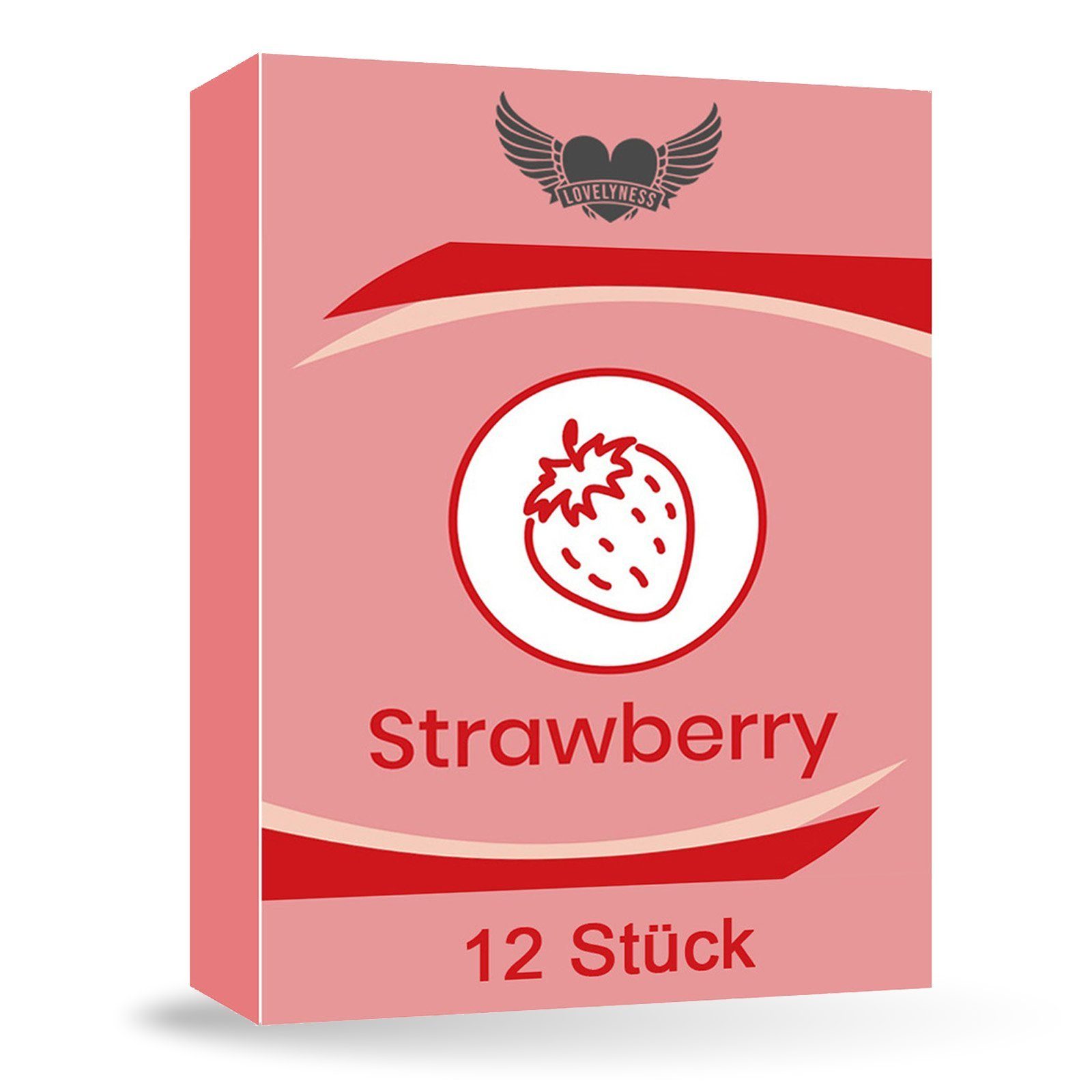 Lovelyness Kondome - mit Geschmack Aroma: Erdbeere