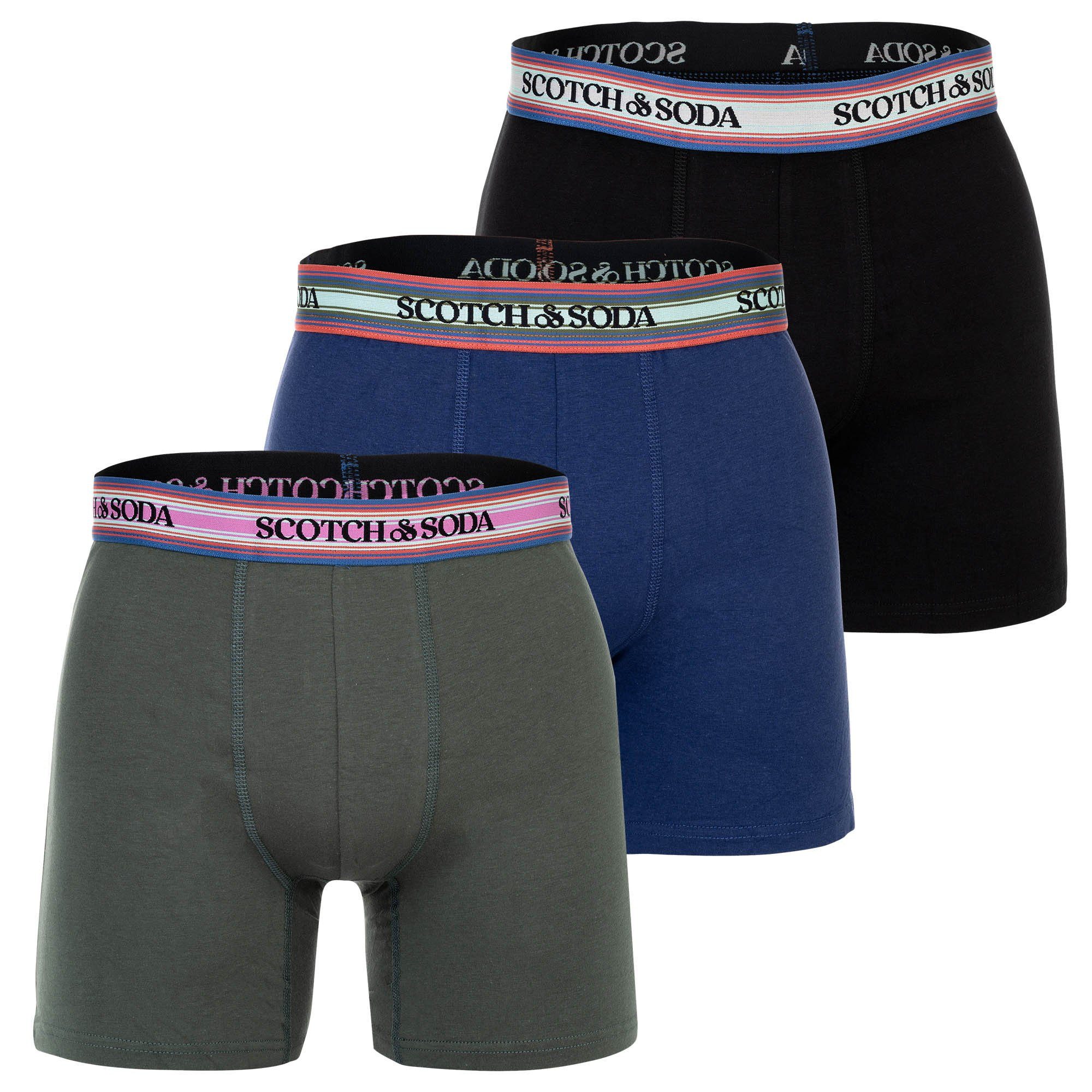 Boxer Herren Boxershort 3er Pack Baumwolle