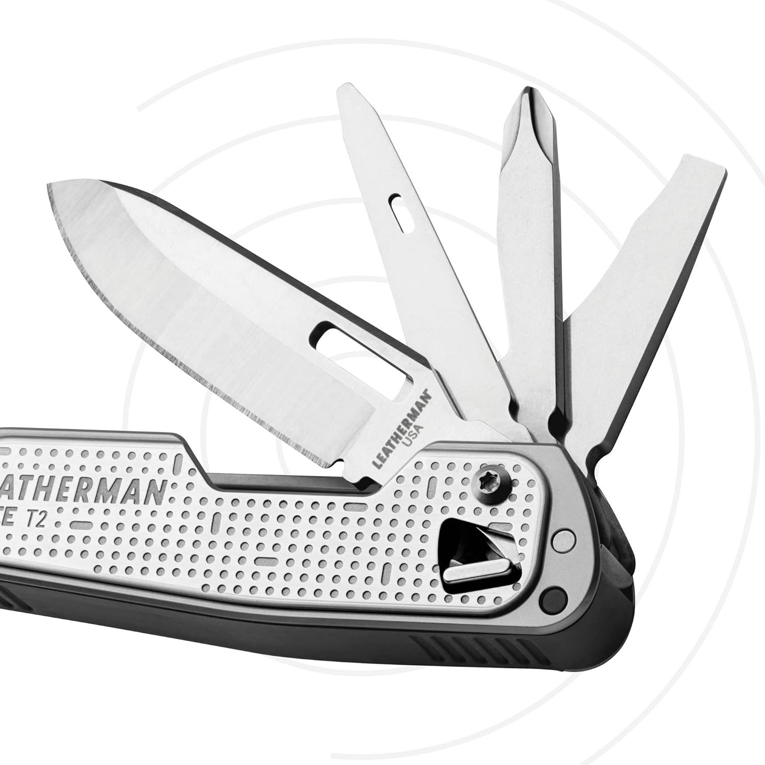 Leatherman Multitool Leatherman Free T2 Multi-Tool - 8-in-1 mit Schraubendrehern