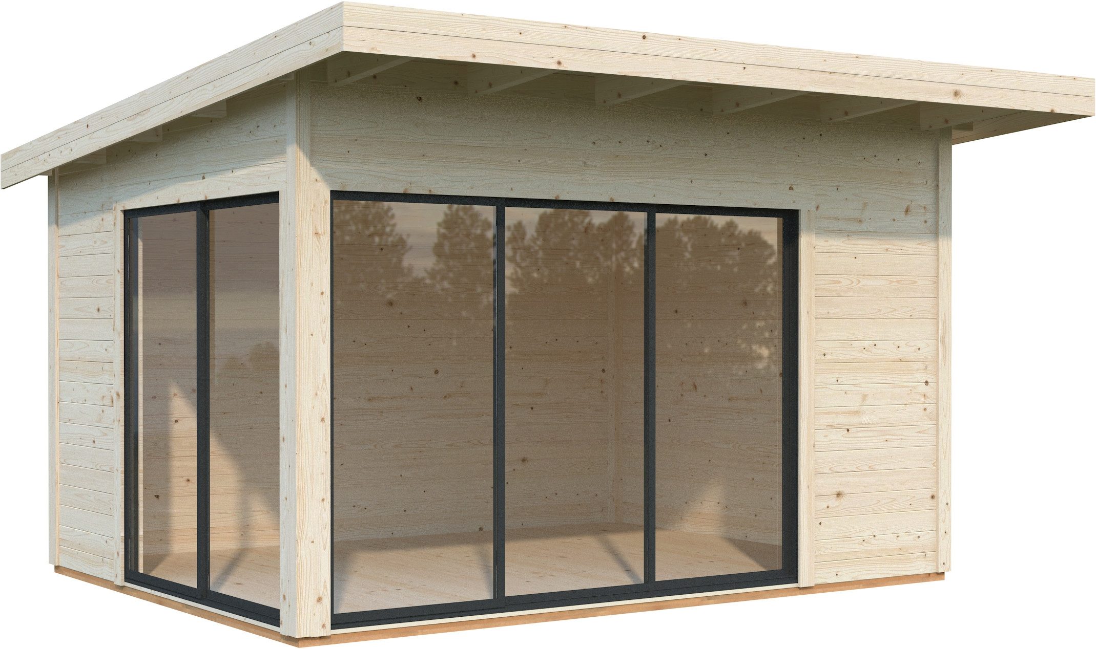 Palmako Gartenhaus Andrea 11,2 m², Slide, BxT: 434x402 cm