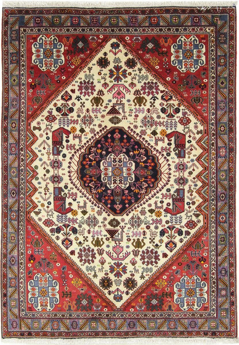 Orientteppich Ghashghai Sherkat 139x196 Handgeknüpfter Orientteppich, Nain Trading, rechteckig, Höhe: 12 mm