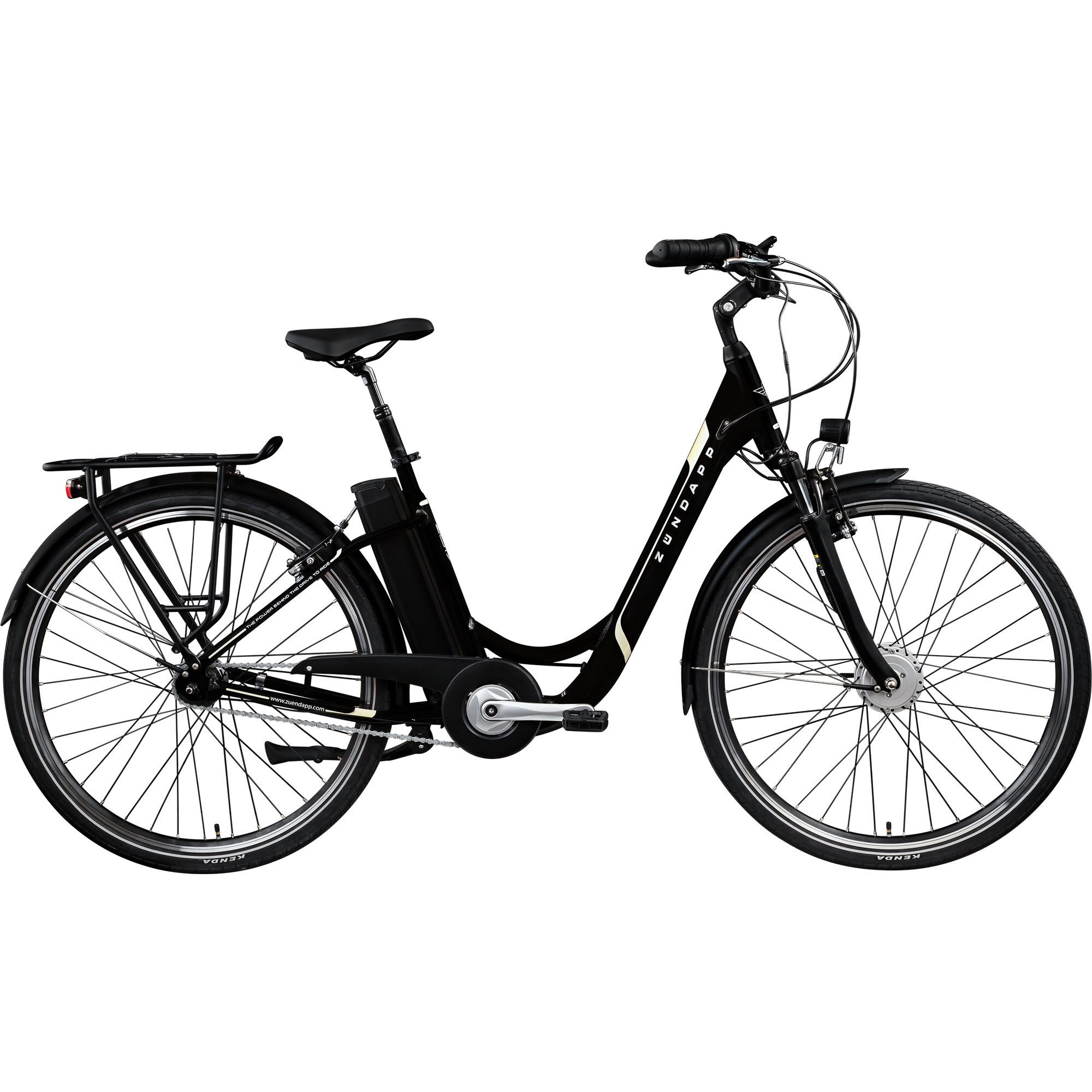Zündapp E-Bike Cityrad Z517, 7 Gang, Nabenschaltung, Frontmotor, 531 Wh, E Bike Damenfahrrad 28 Zoll 155 - 190 cm mit 7 Gang Nabenschaltung