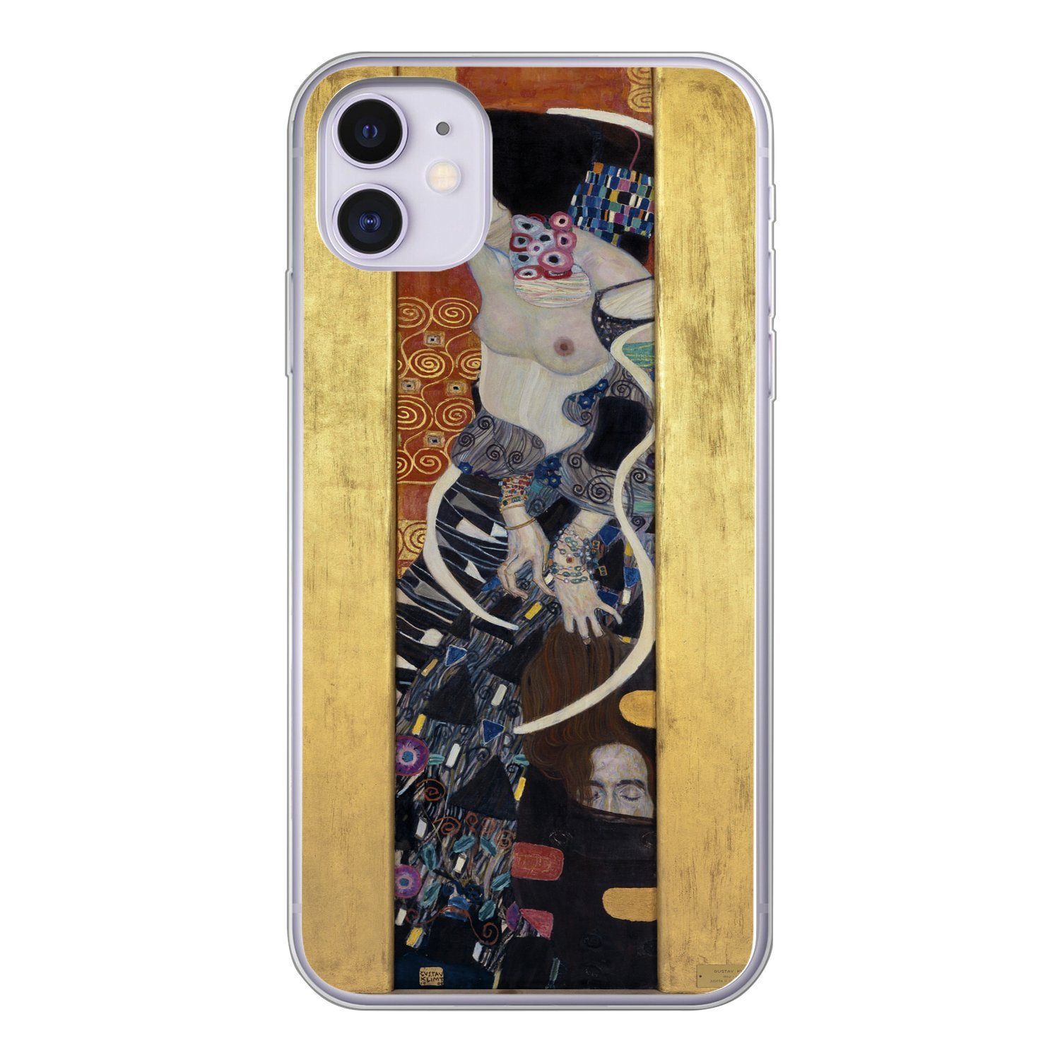 MuchoWow Handyhülle »Judith II Salomè - Gustav Klimt«, Handyhülle Apple  iPhone 11, Smartphone-Bumper, Print, Handy