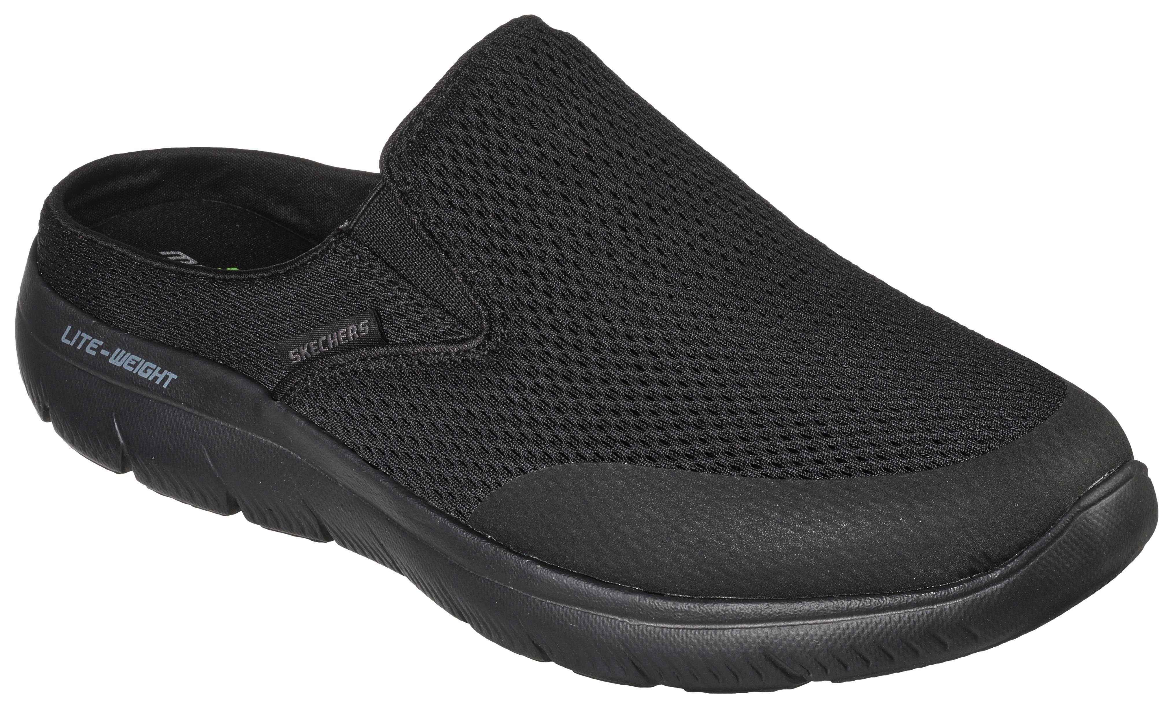 Skechers SUMMITS Clog im sportiven schwarz Look