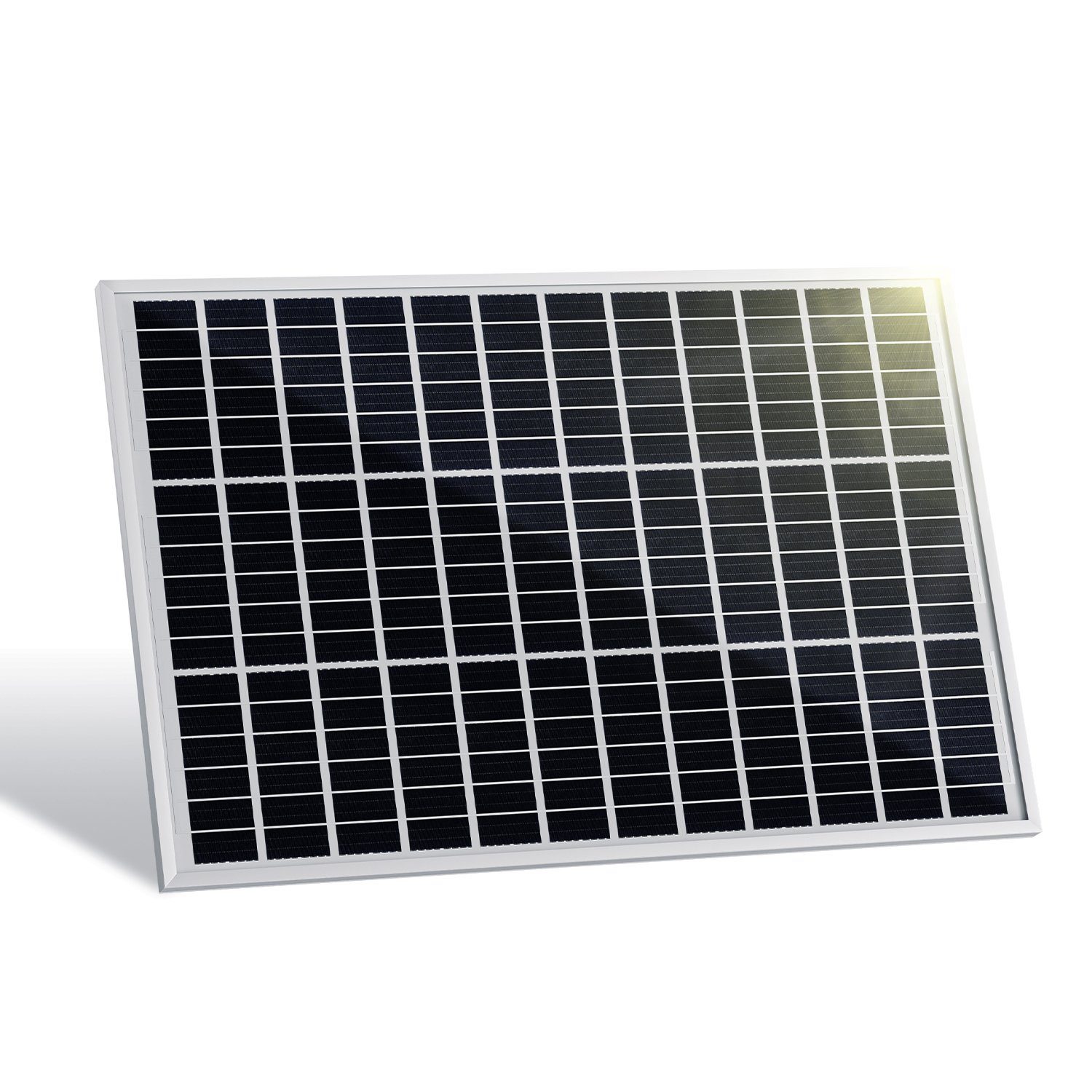 Gimisgu Solaranlage Solaranlage 100W Solarmodul Solarpanel für Camper, Wohnwagen, 100 W
