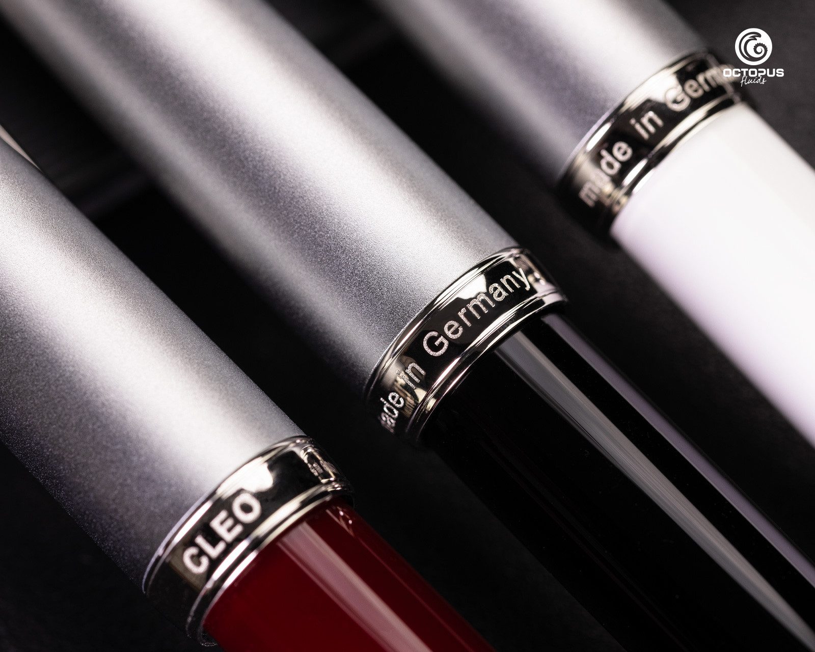 Cleo Skribent Füllhalter Cleo Skribent Classic Metall Patronen, M-Feder 30ml Tinte, Geschenkbox