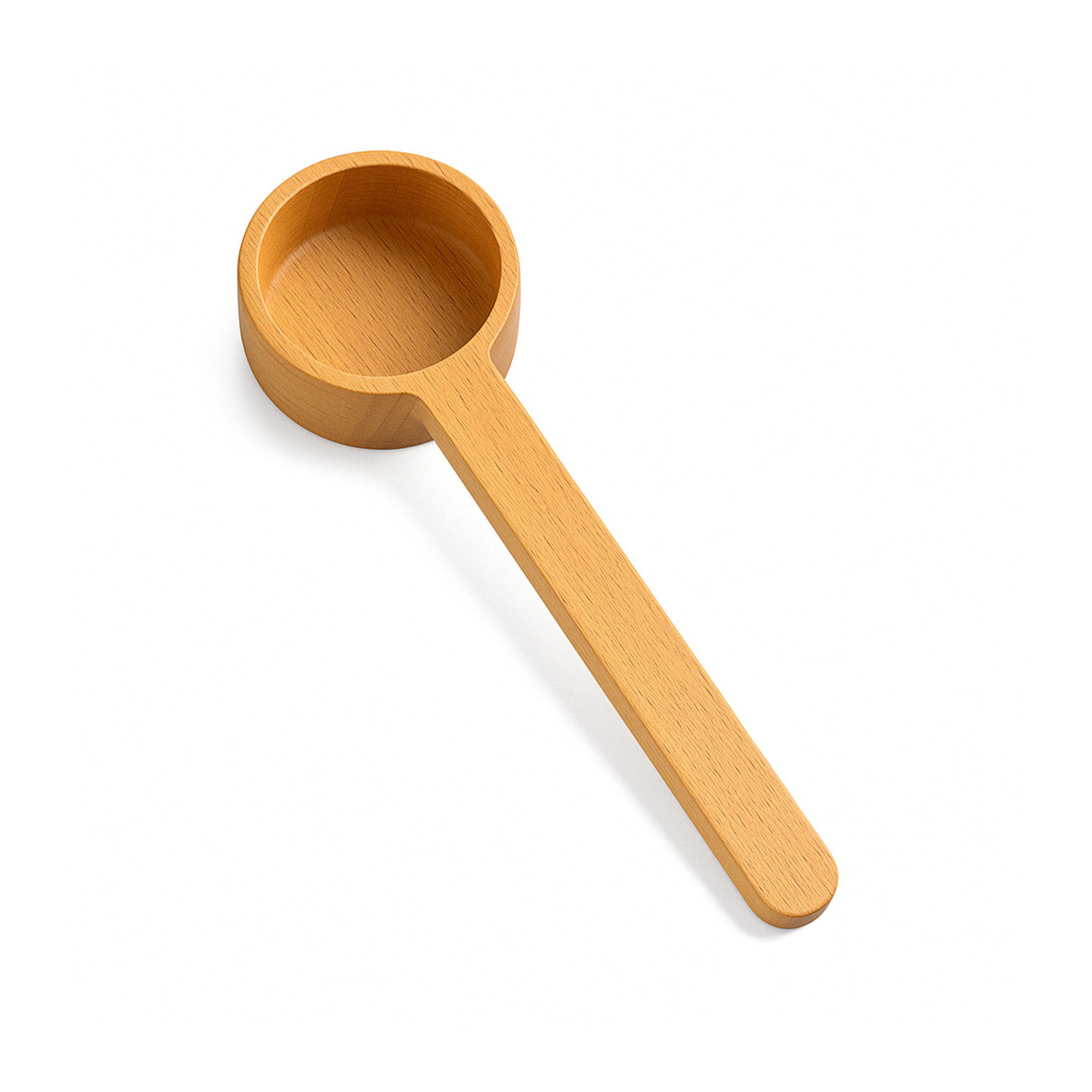 Layba Мерные ложки Dosierlöffel aus Holz Kaffeedosierlöffel Мерные ложки Portionierer, Buchenholz, (Stk, 1), Handgefertigt, Natürliche Holzmaserung, Lebensmittelecht